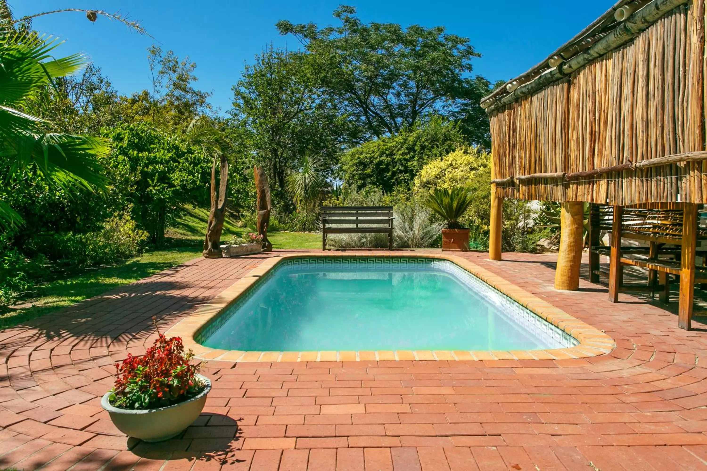 Swimming pool in Langenhoven B&B