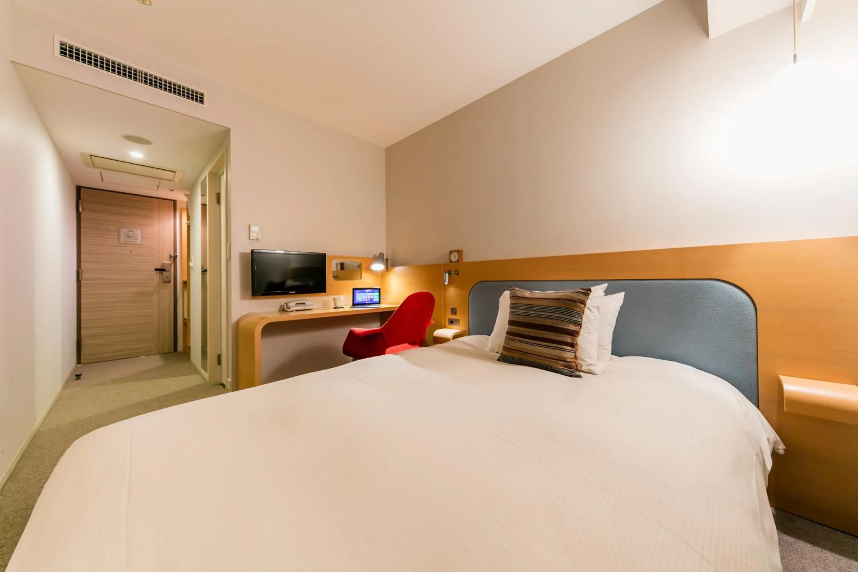 Bed in Hotel Resol Trinity Sapporo