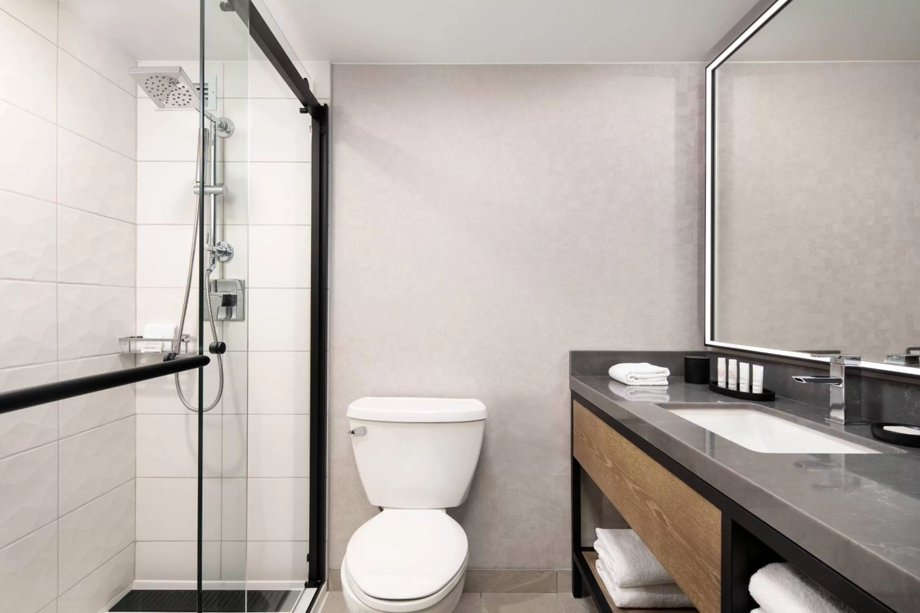 Bathroom in Santa Clara Marriott