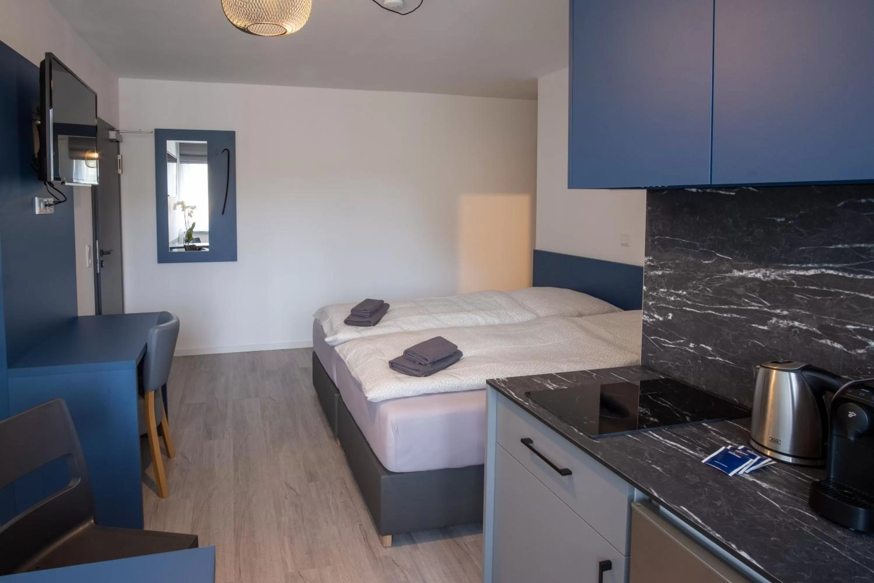 Bed in Hotel A24 bei Hamburg