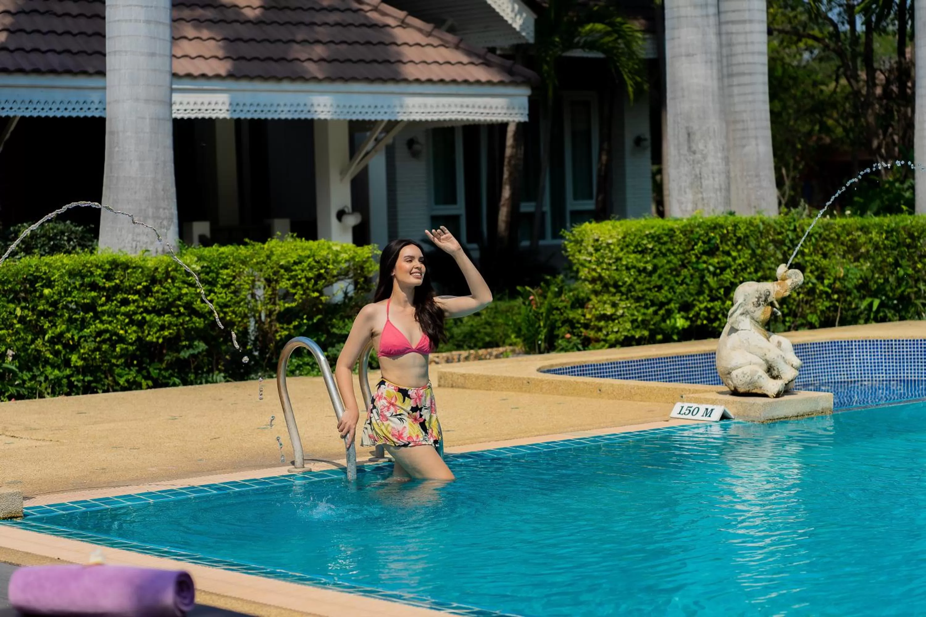 Swimming pool in Le Charme Sukhothai Historical Park
