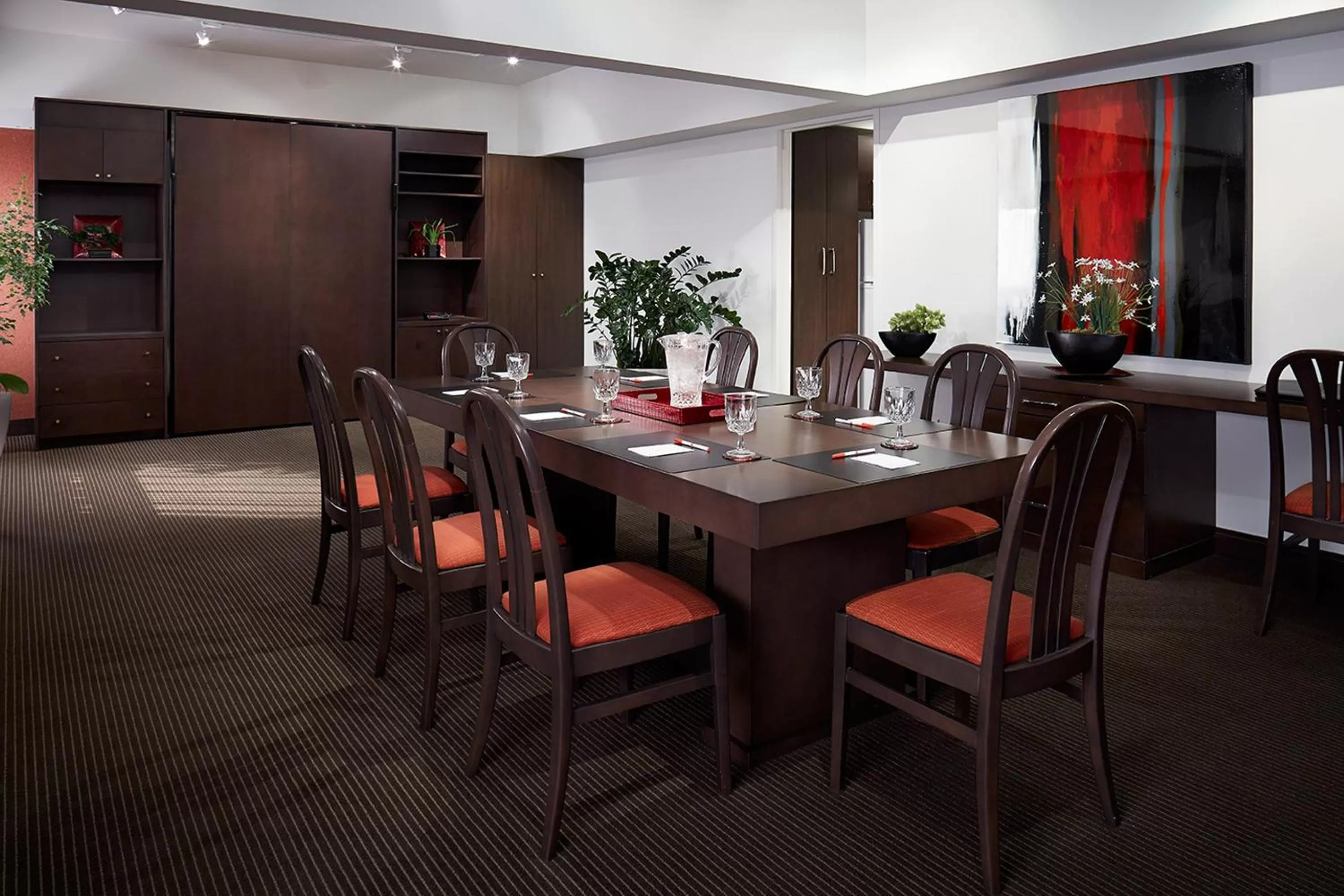 Dining area in Hotel Ruby Foo's