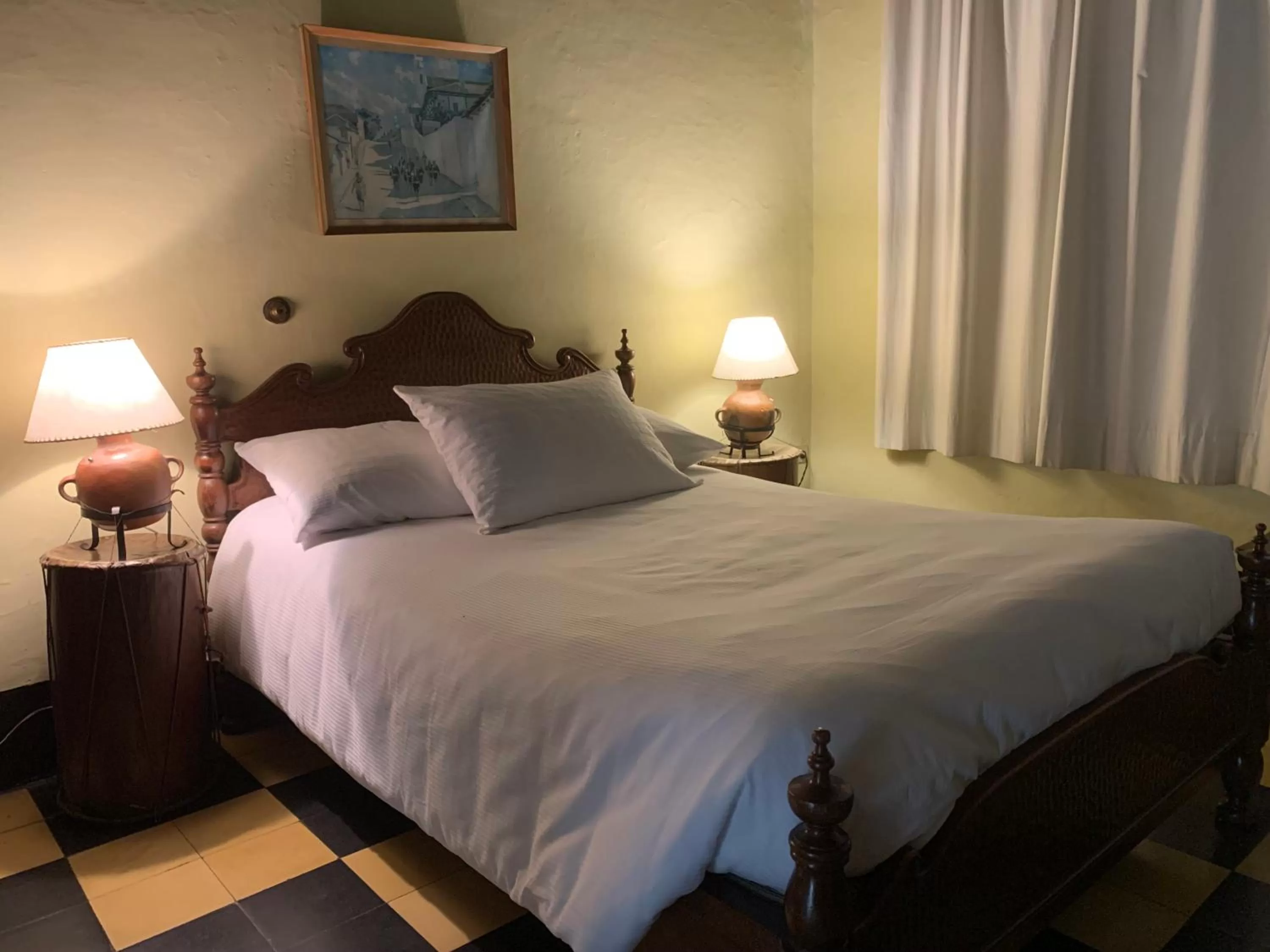 Bedroom, Bed in Hotel Museo Mayan Inn