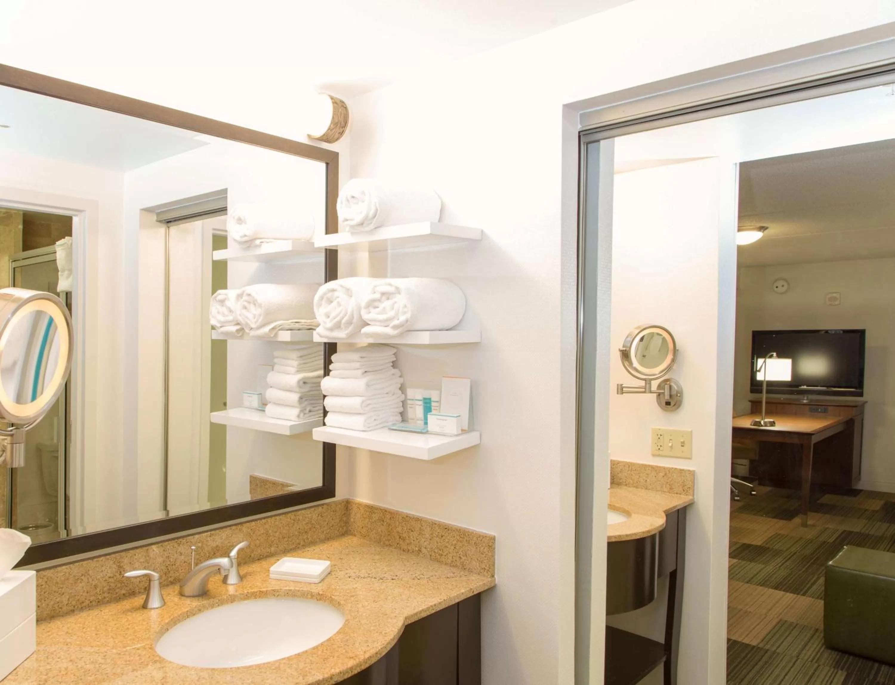 Bedroom in Hampton Inn & Suites Albany-Downtown