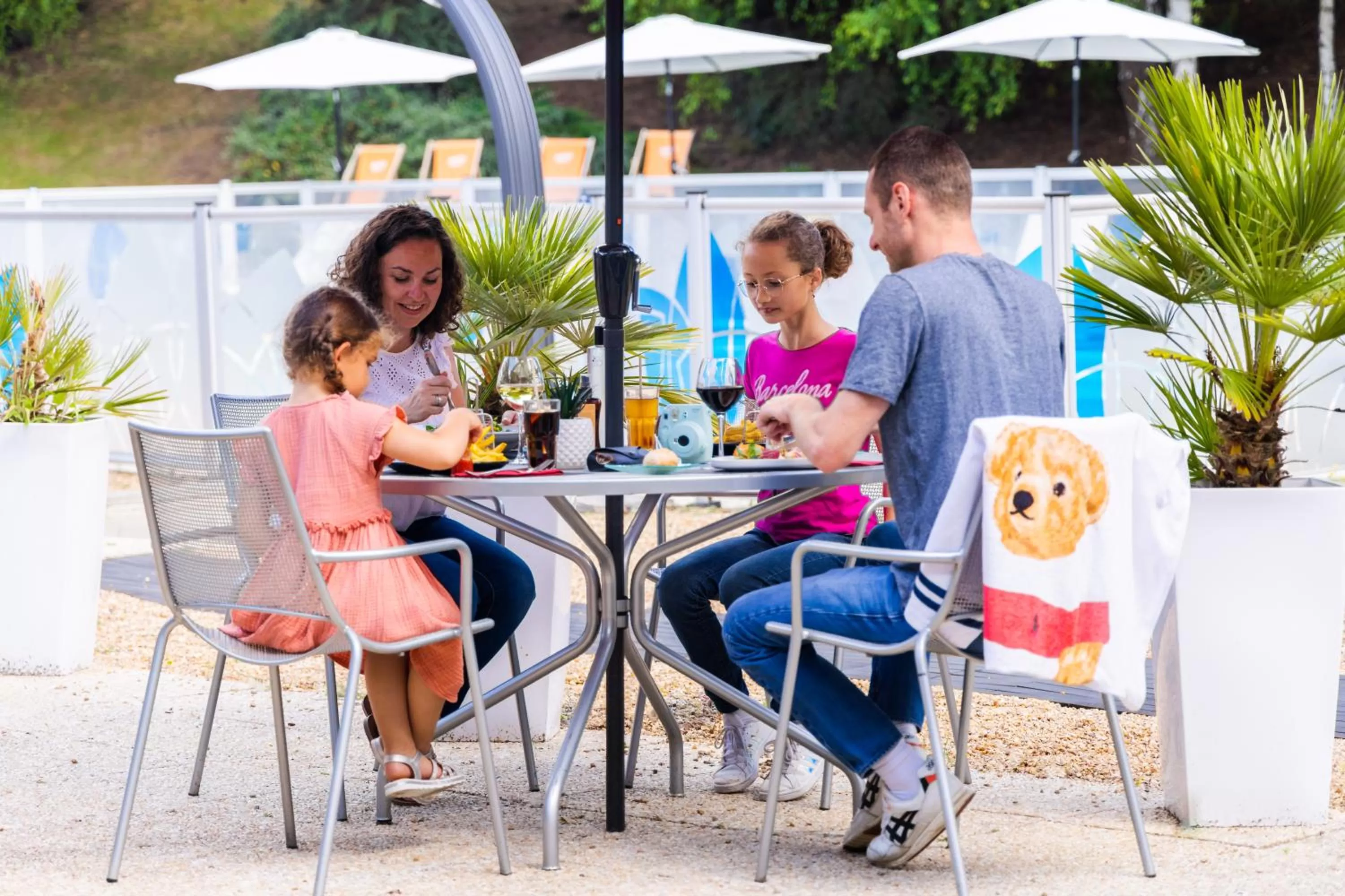 Patio in Mercure Tours Nord