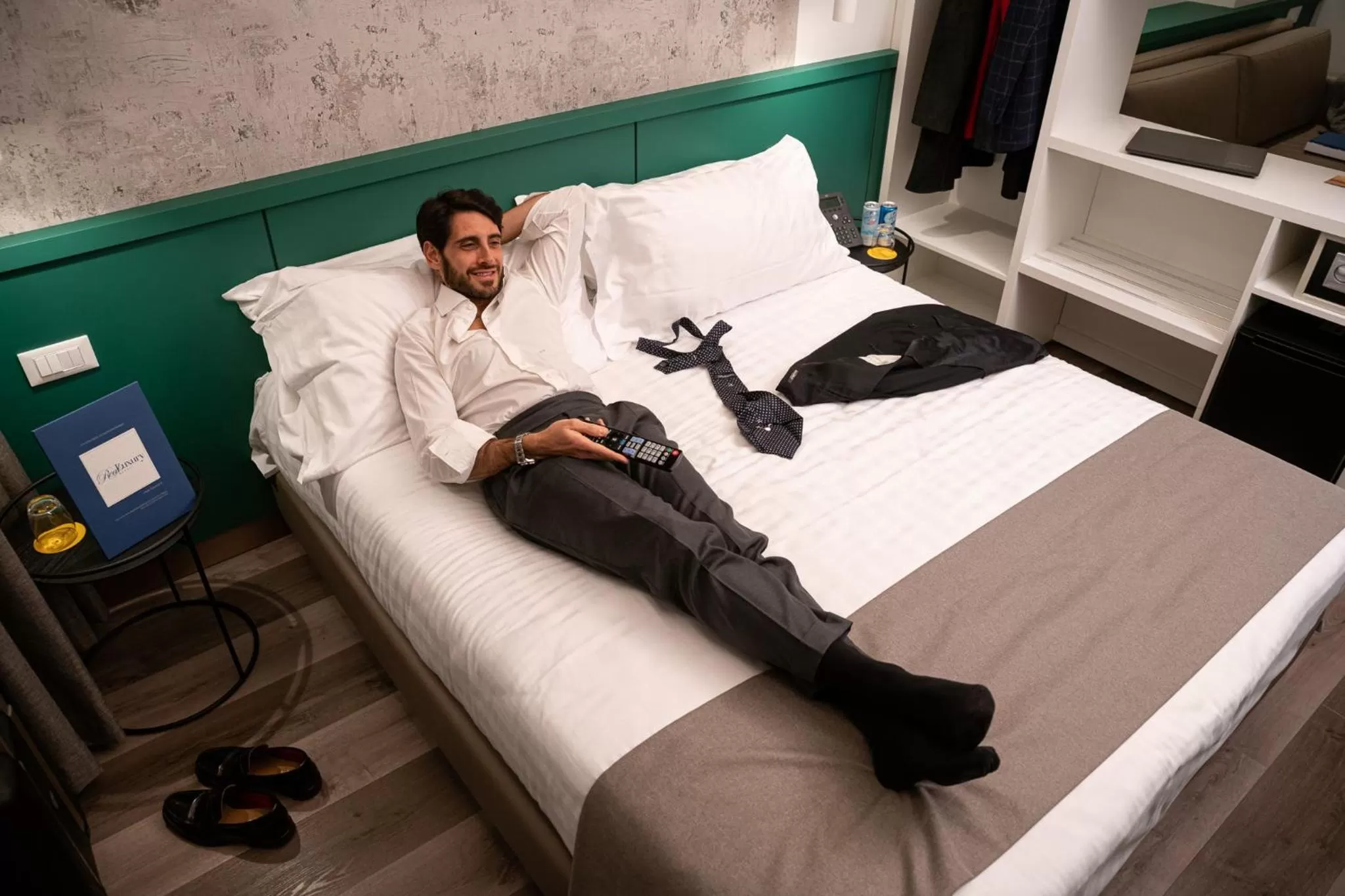 Bed in Smart Hotel Napoli