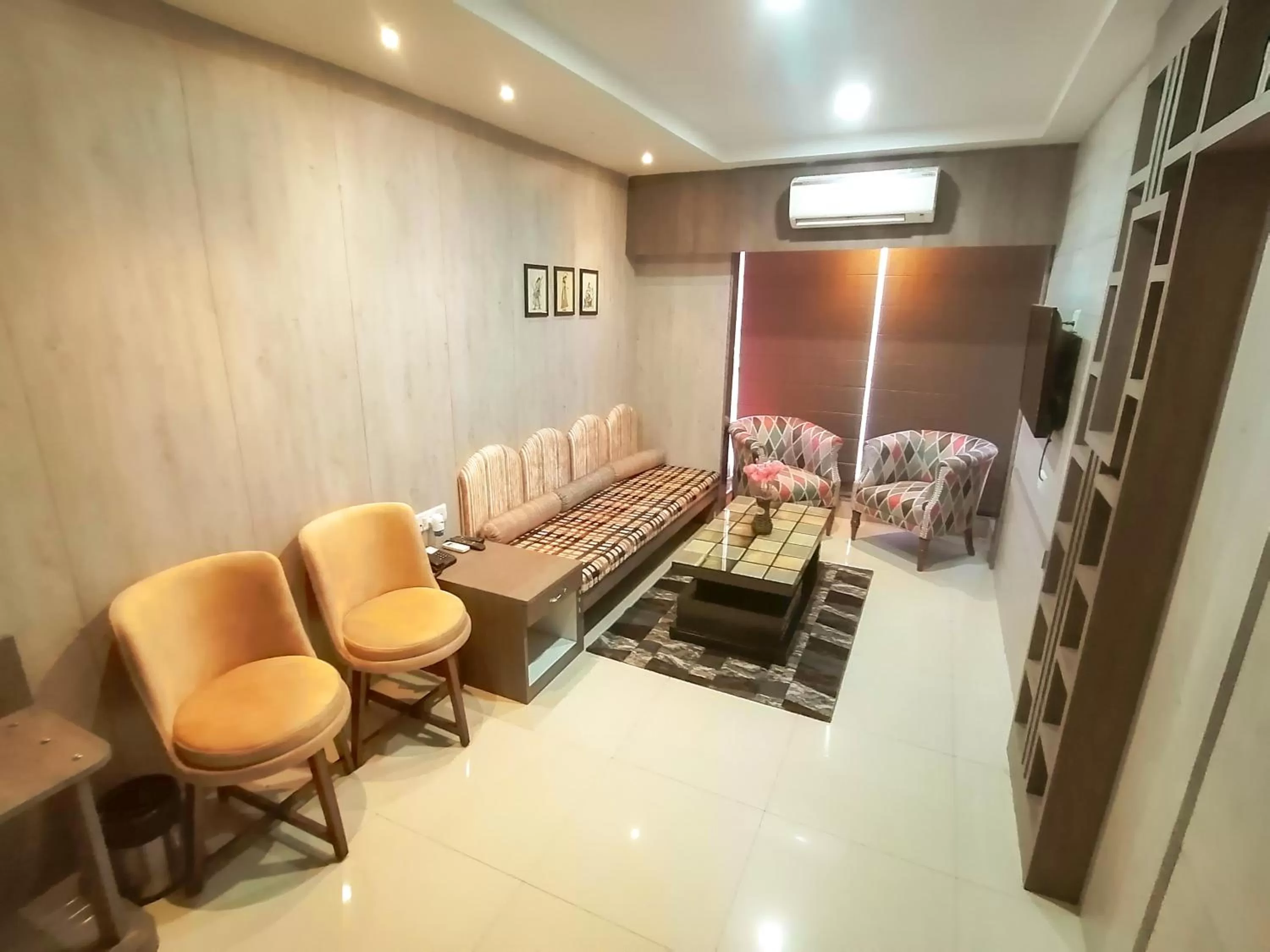 Living room in Ghar 365 Residency