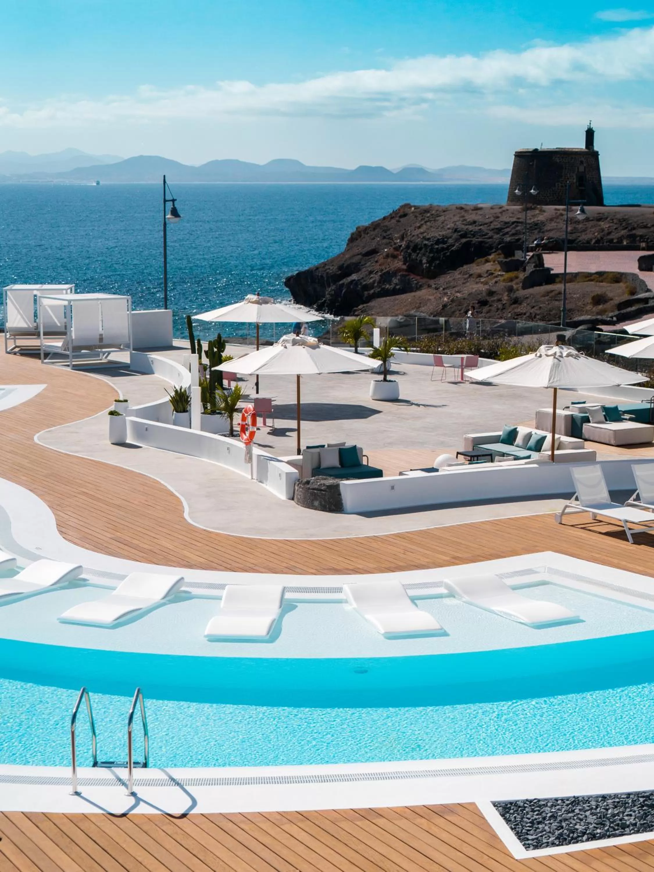 Pool view in CalaLanzarote Suites Hotel - Adults Only