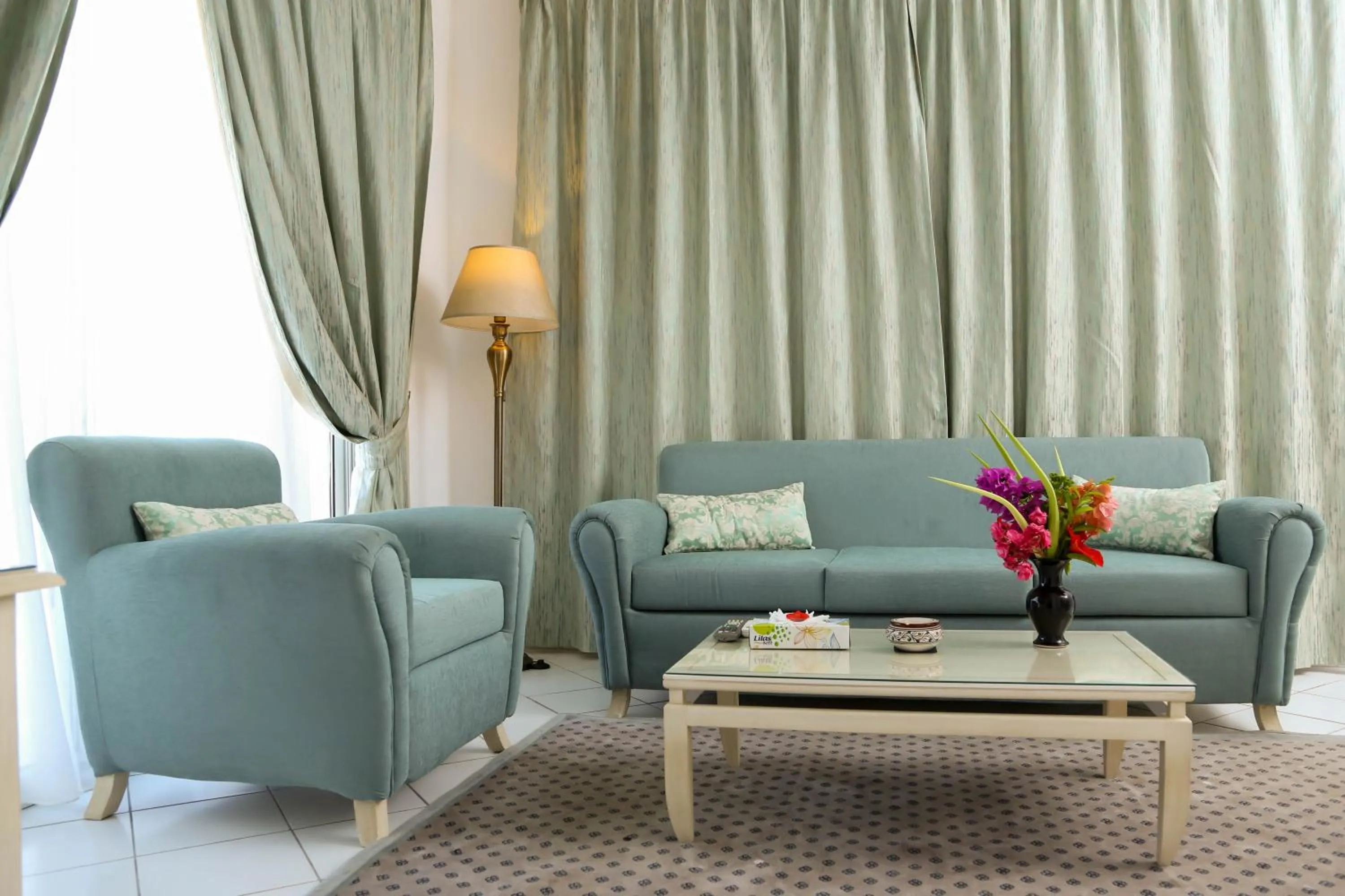 Living room in Golden Carthage Residences