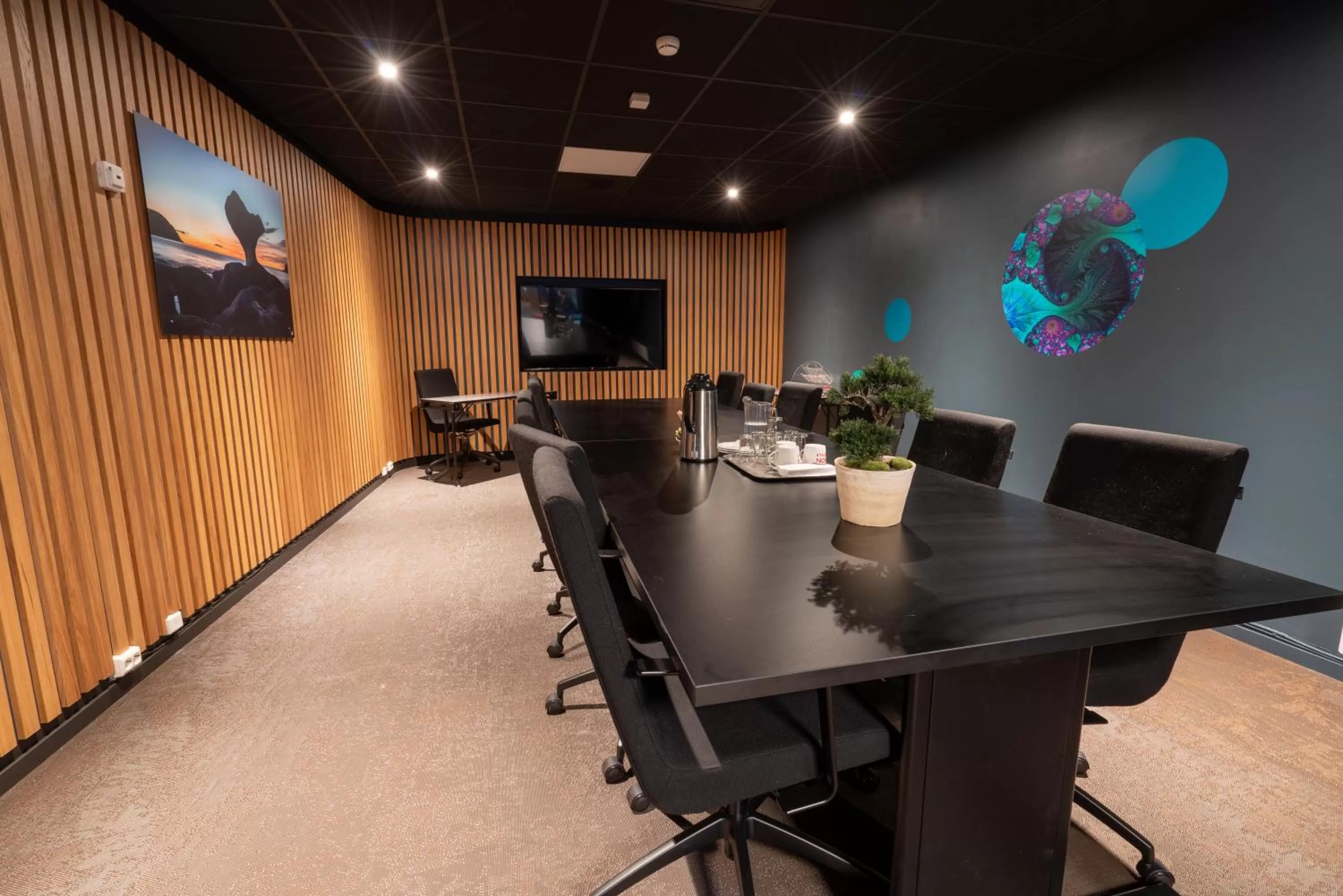 Meeting/conference room in Thon Hotel Måløy