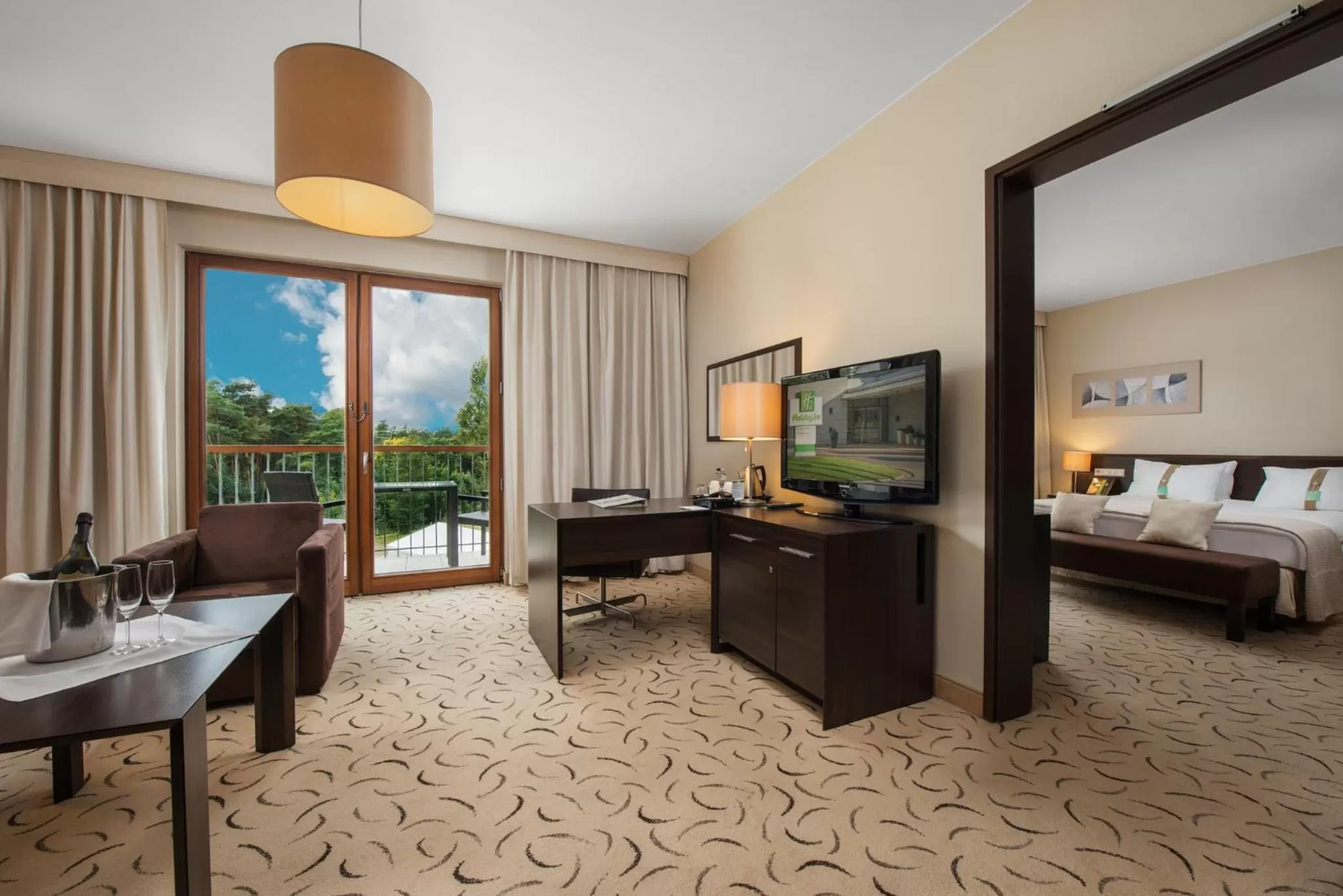 Photo of the whole room, Bed in Holiday Inn Resort Warsaw Józefów by IHG