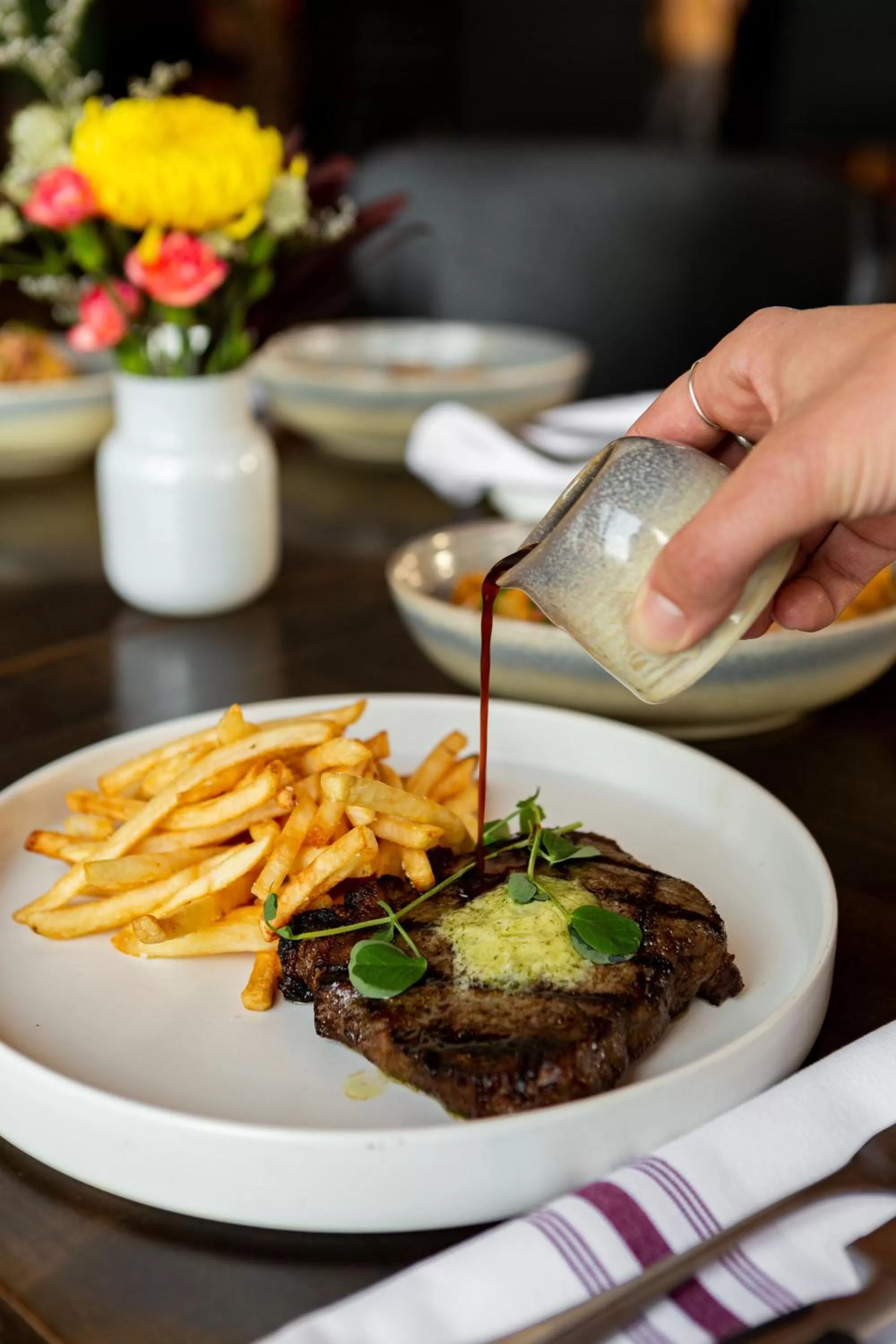 Restaurant/places to eat in Headwaters Lodge at Eagle Ranch Resort