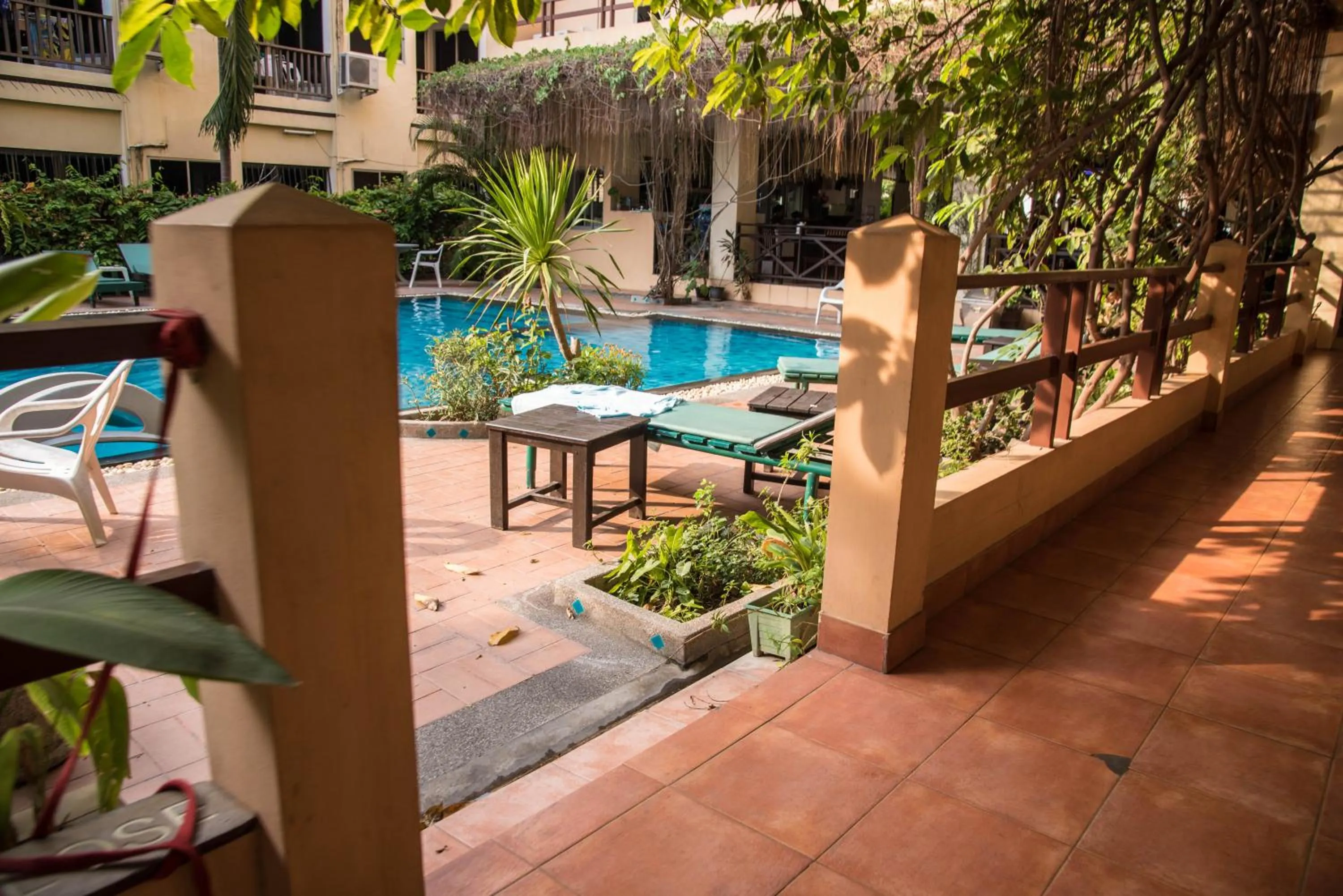 Pool view in Opey De Place