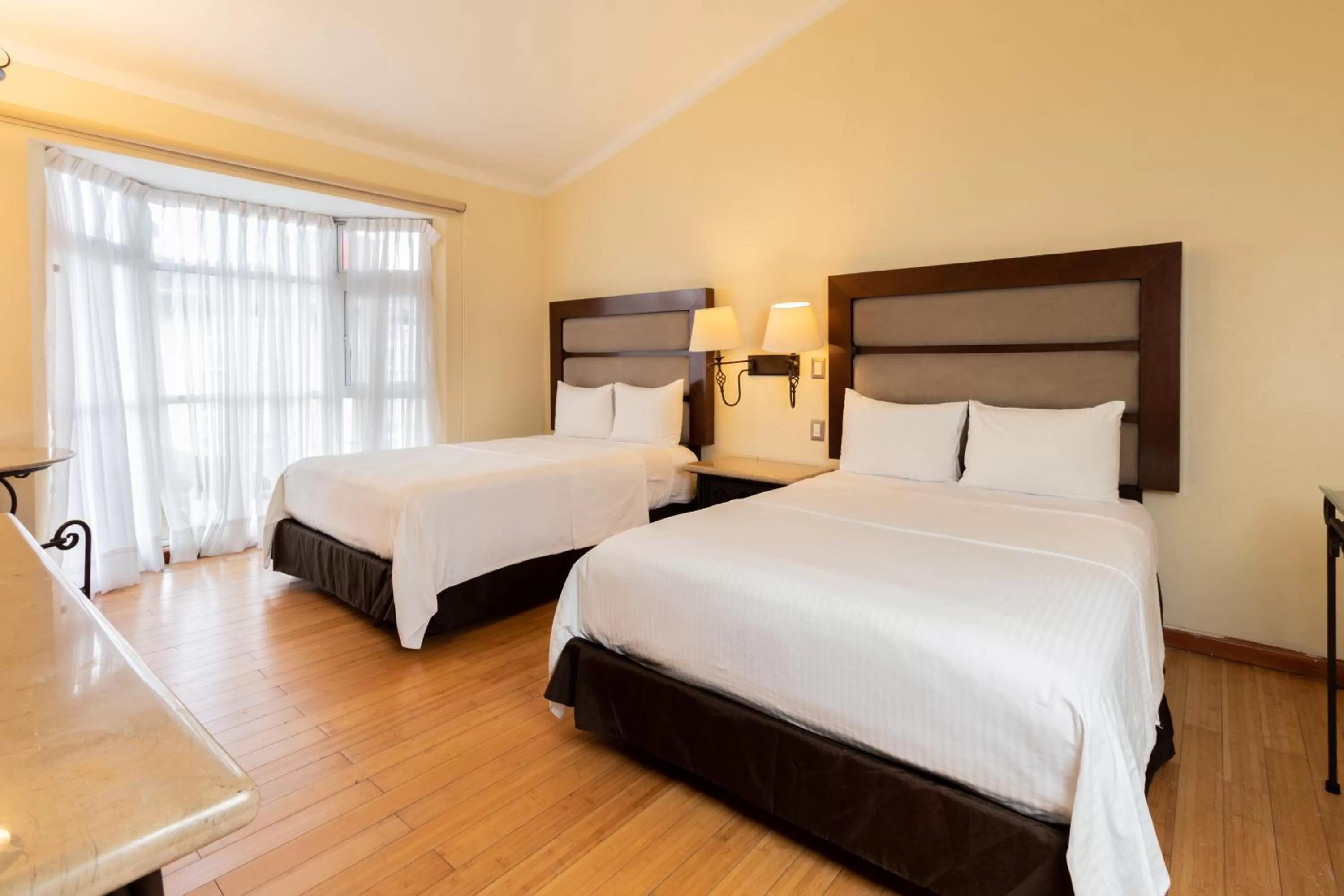 Photo of the whole room, Bed in Hotel Villa Mercedes San Cristobal