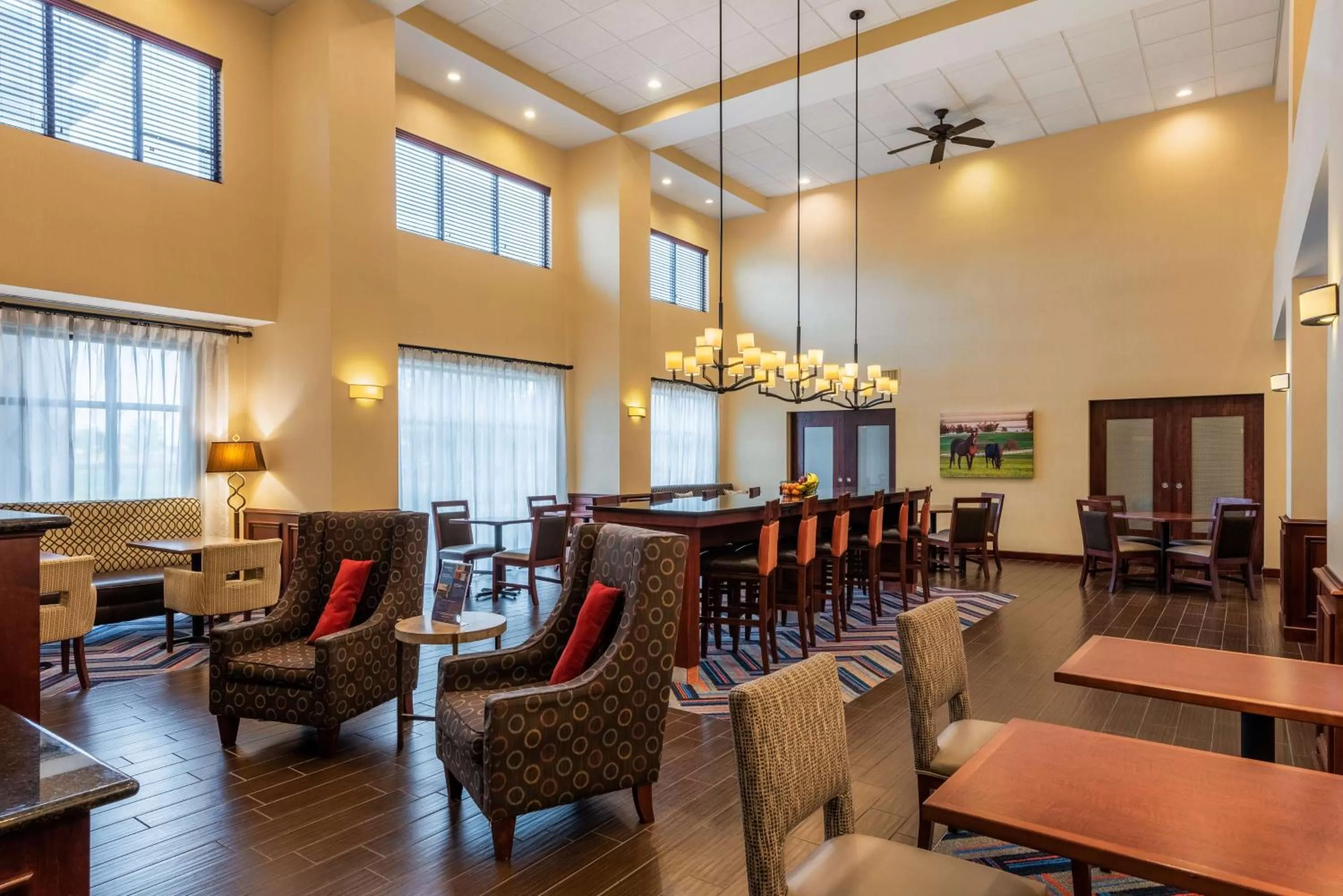 Lobby or reception in Hampton Inn & Suites Hopkinsville