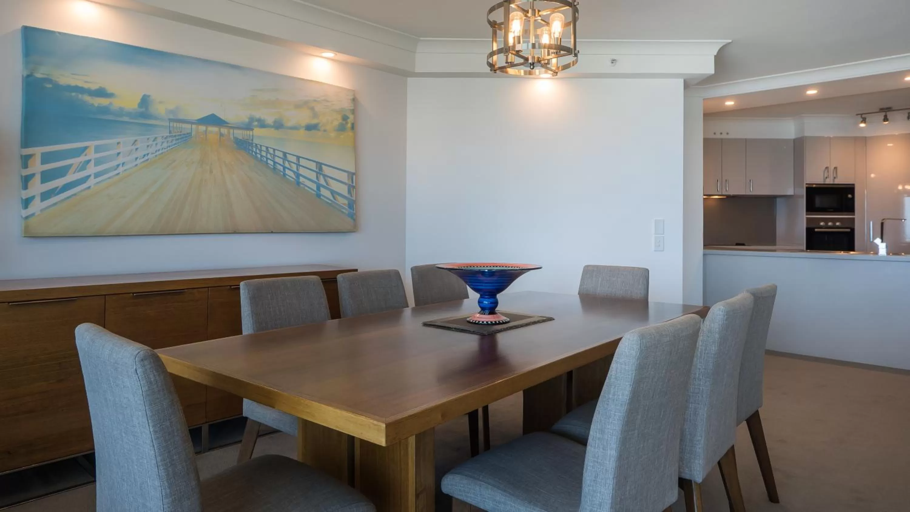 Dining area in Oceana On Broadbeach