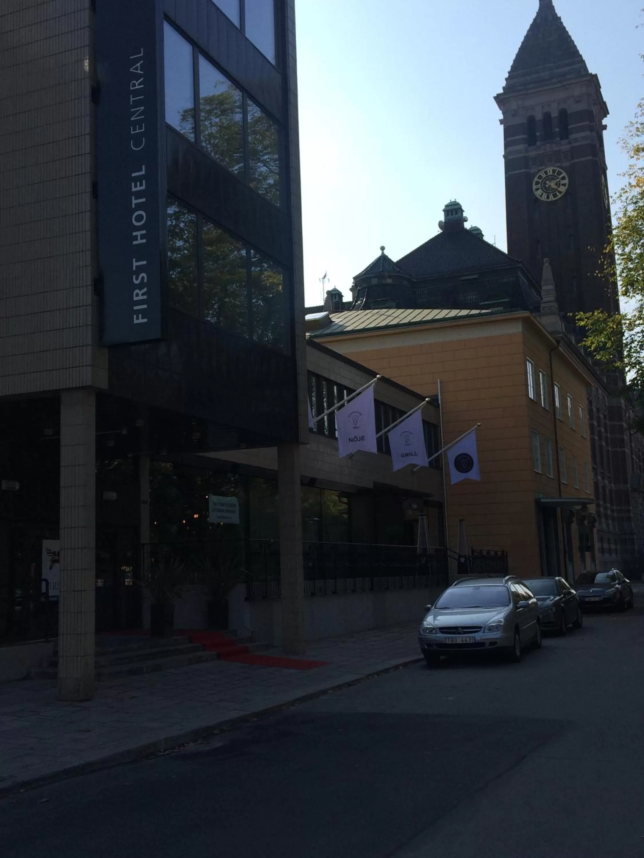 Facade/entrance in First Hotel Central