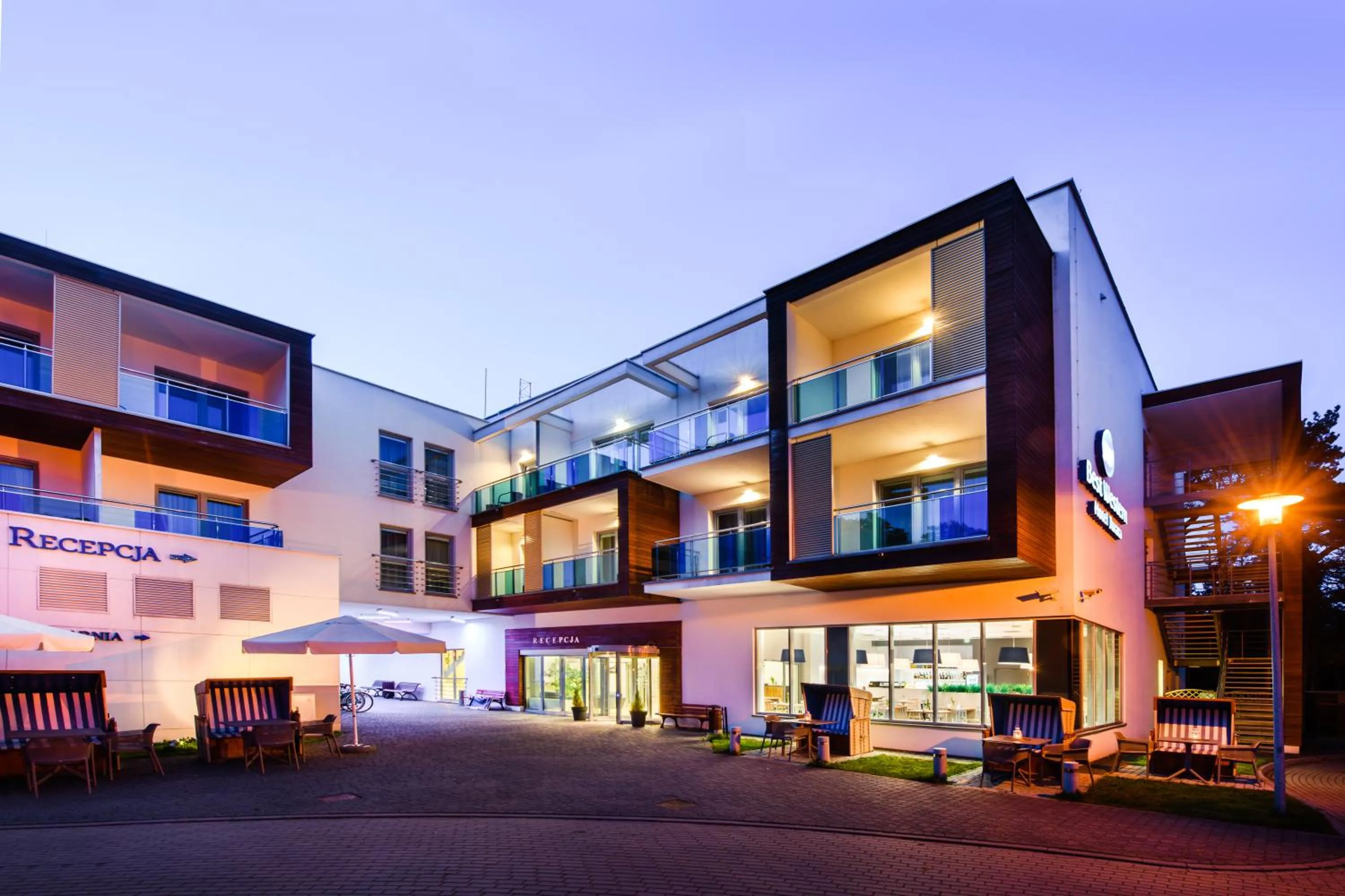 Property building in Best Western Hotel Jurata