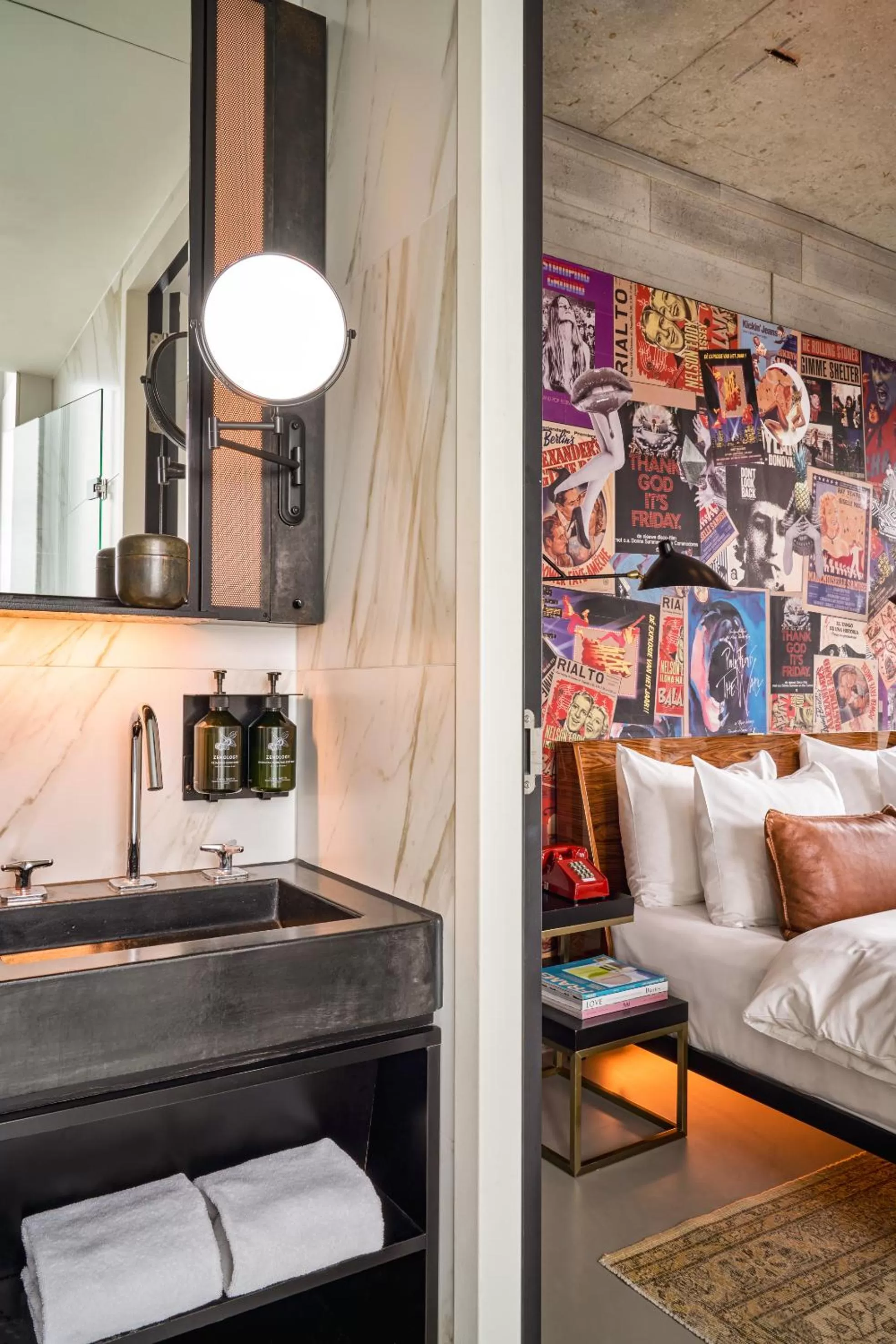 Bathroom, Bed in Sir Adam Hotel, part of Sircle Collection