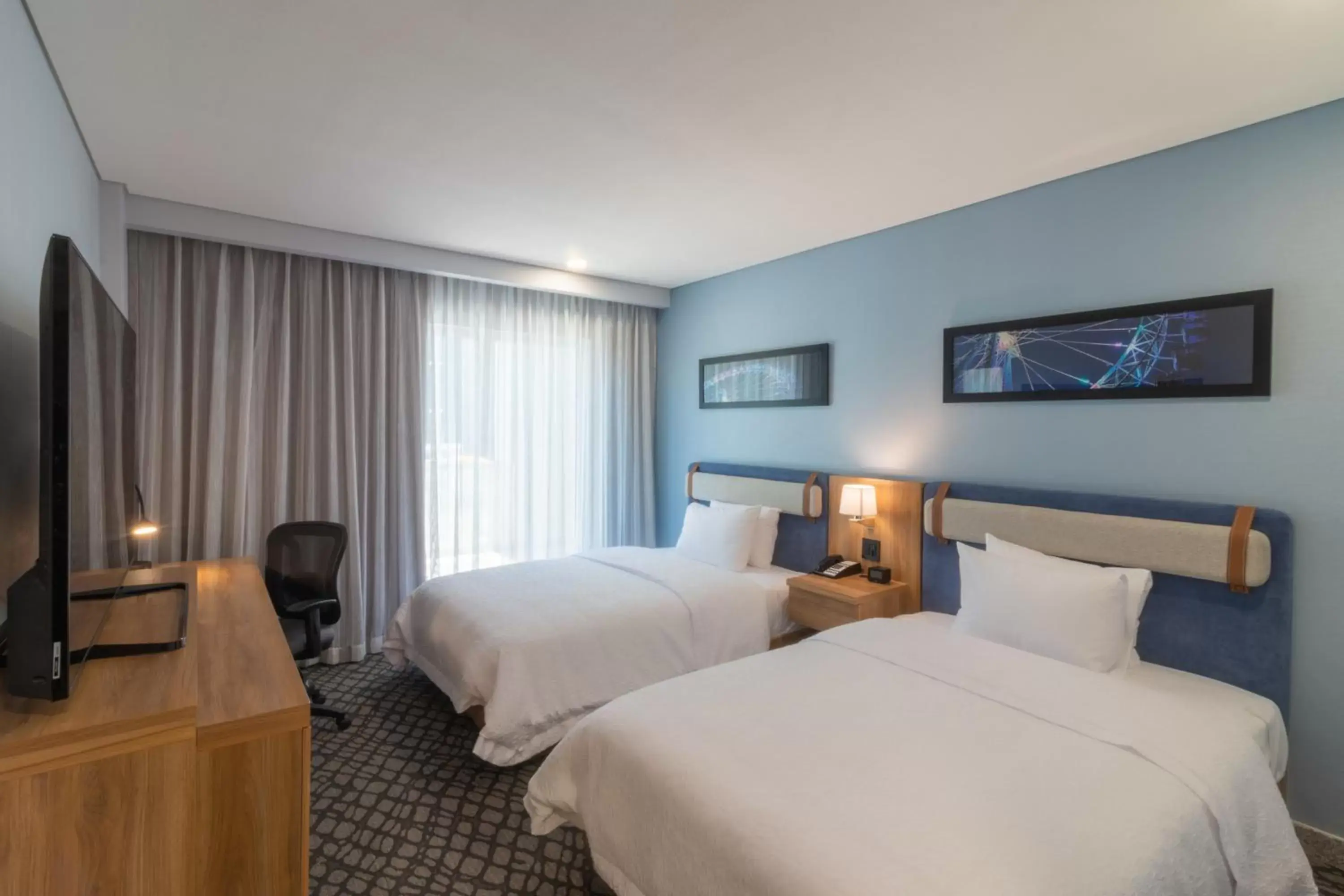 Double Room with Two Double Beds - Non-Smoking in Hampton by Hilton Aguascalientes Downtown Double Room with Two Double Beds - Non-Smoking in Hampton by Hilton Aguascalientes Downtown