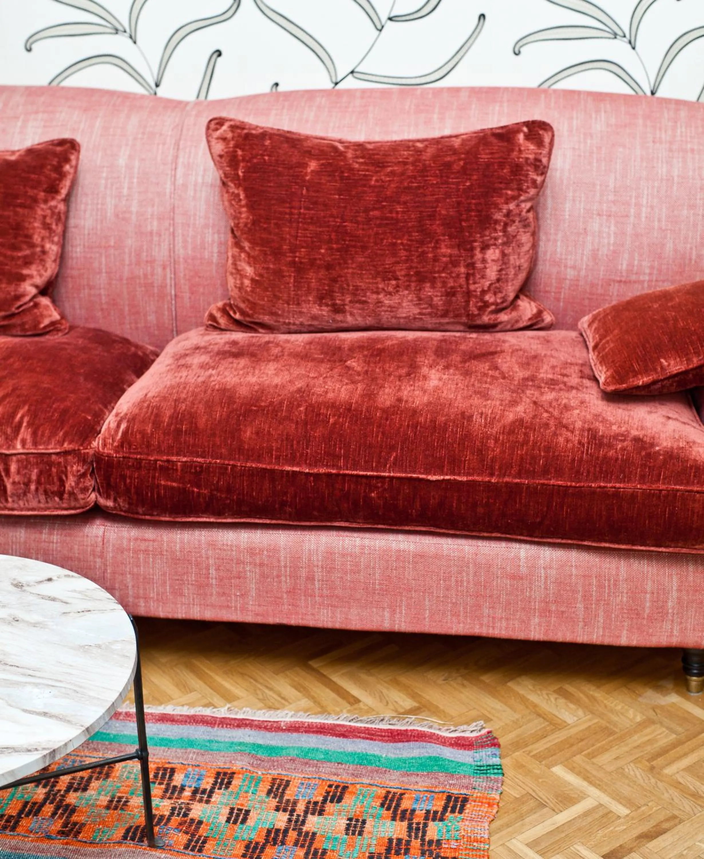 Seating area in CORTIINA Hotel