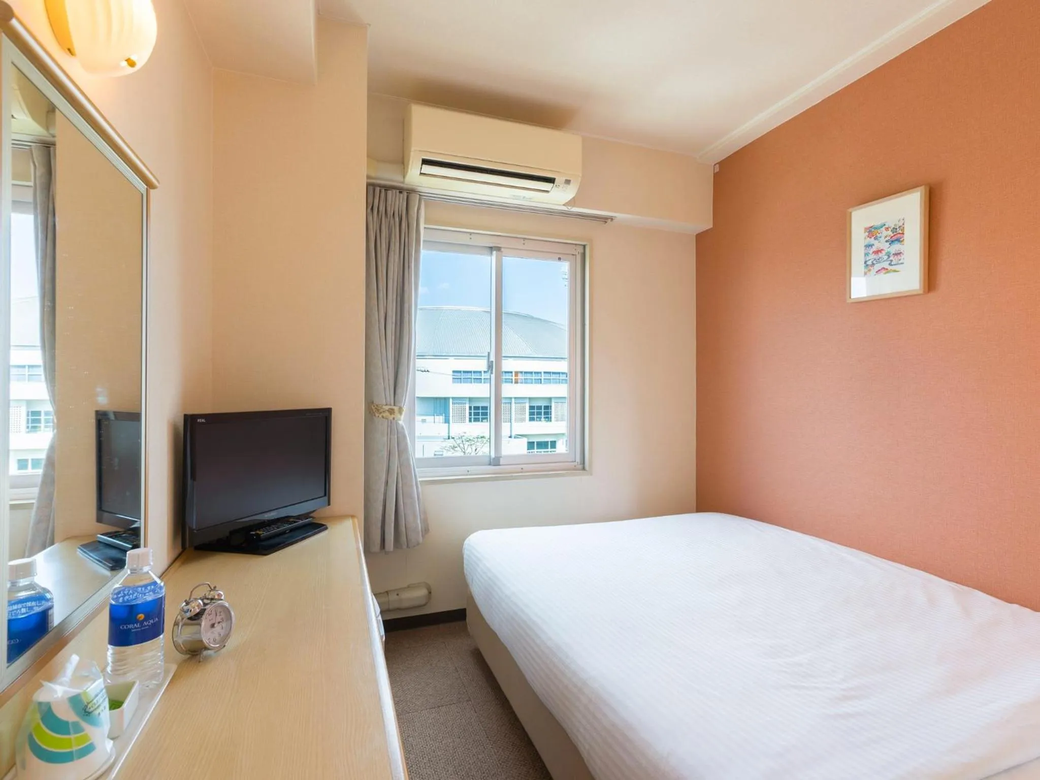 Bed in Hotel Park Stadium Naha