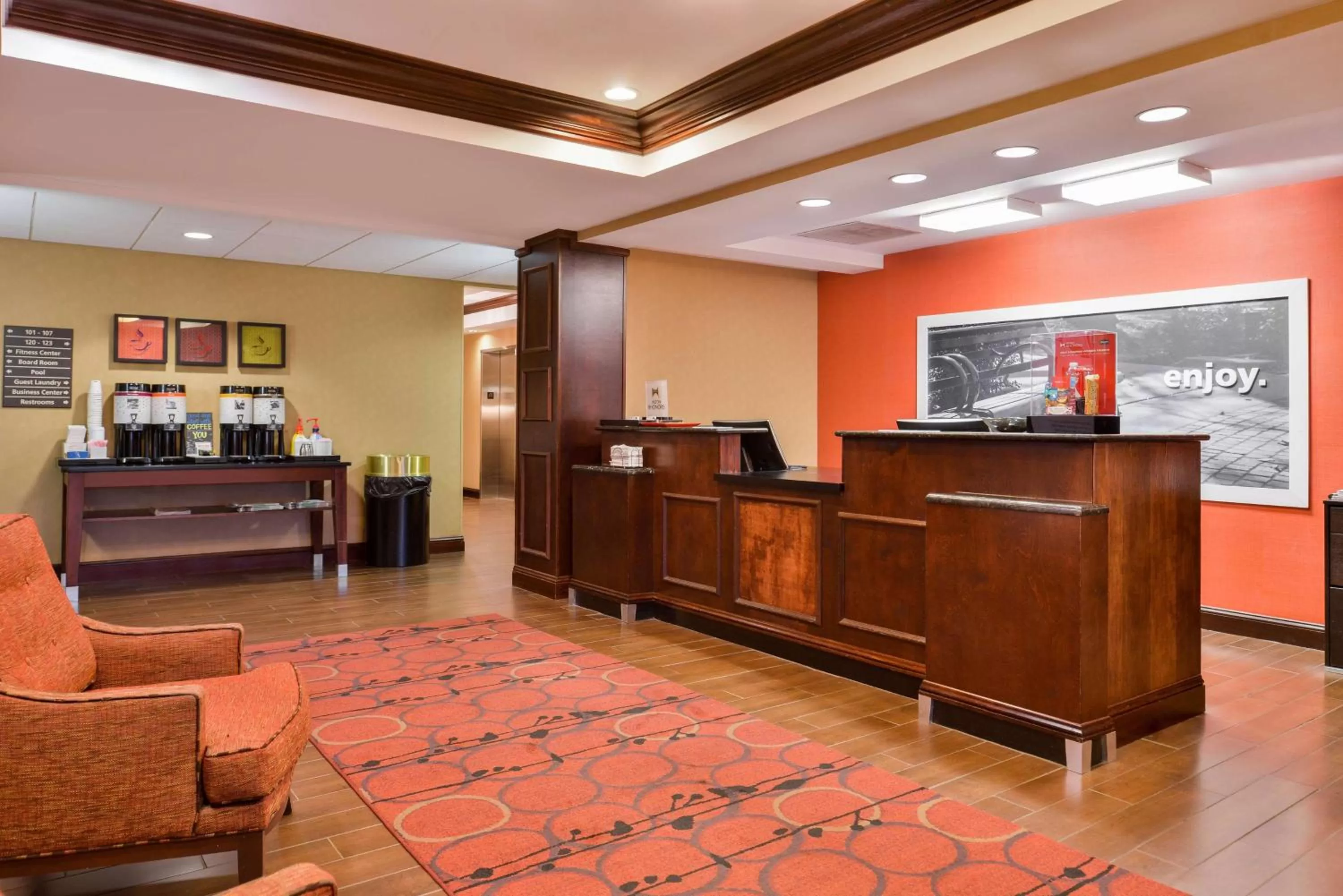 Lobby or reception in Hampton Inn Statesville