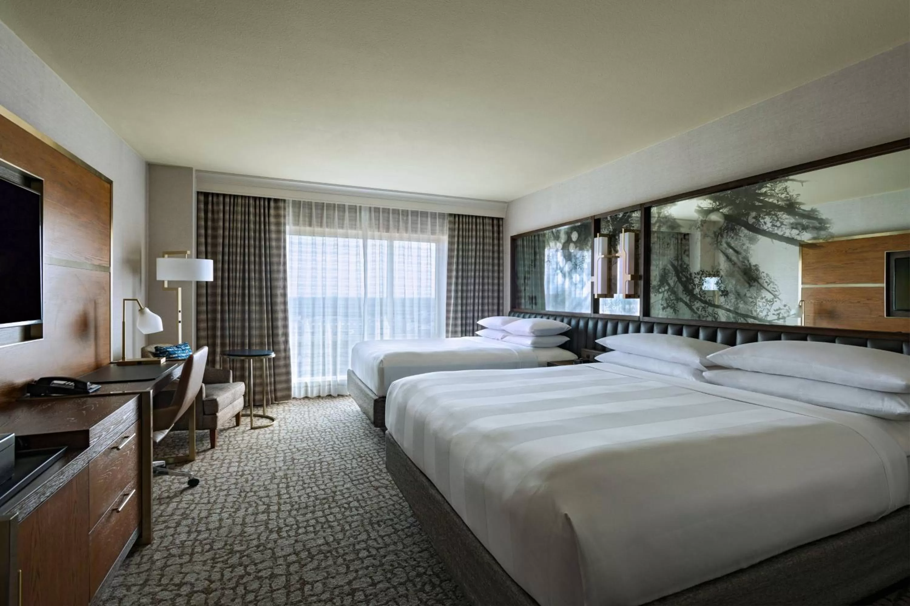 Photo of the whole room, Bed in The Woodlands Waterway Marriott Hotel and Convention Center