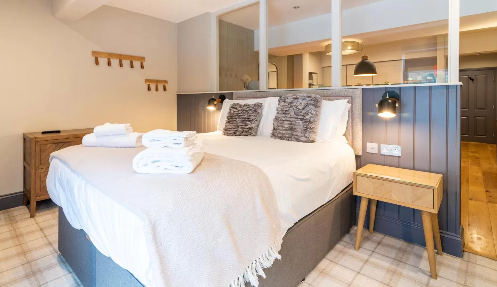 Bed in The Lawrance Luxury Aparthotel - Harrogate