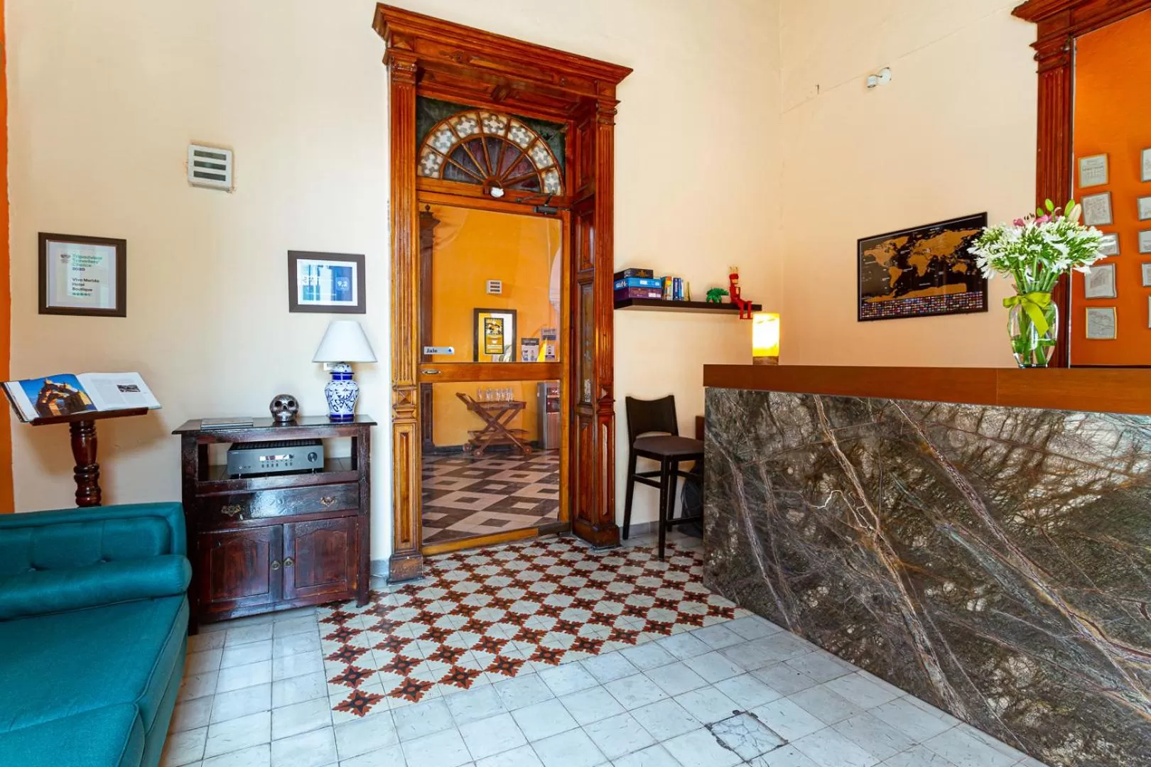 Lobby or reception in Viva Merida Hotel Boutique