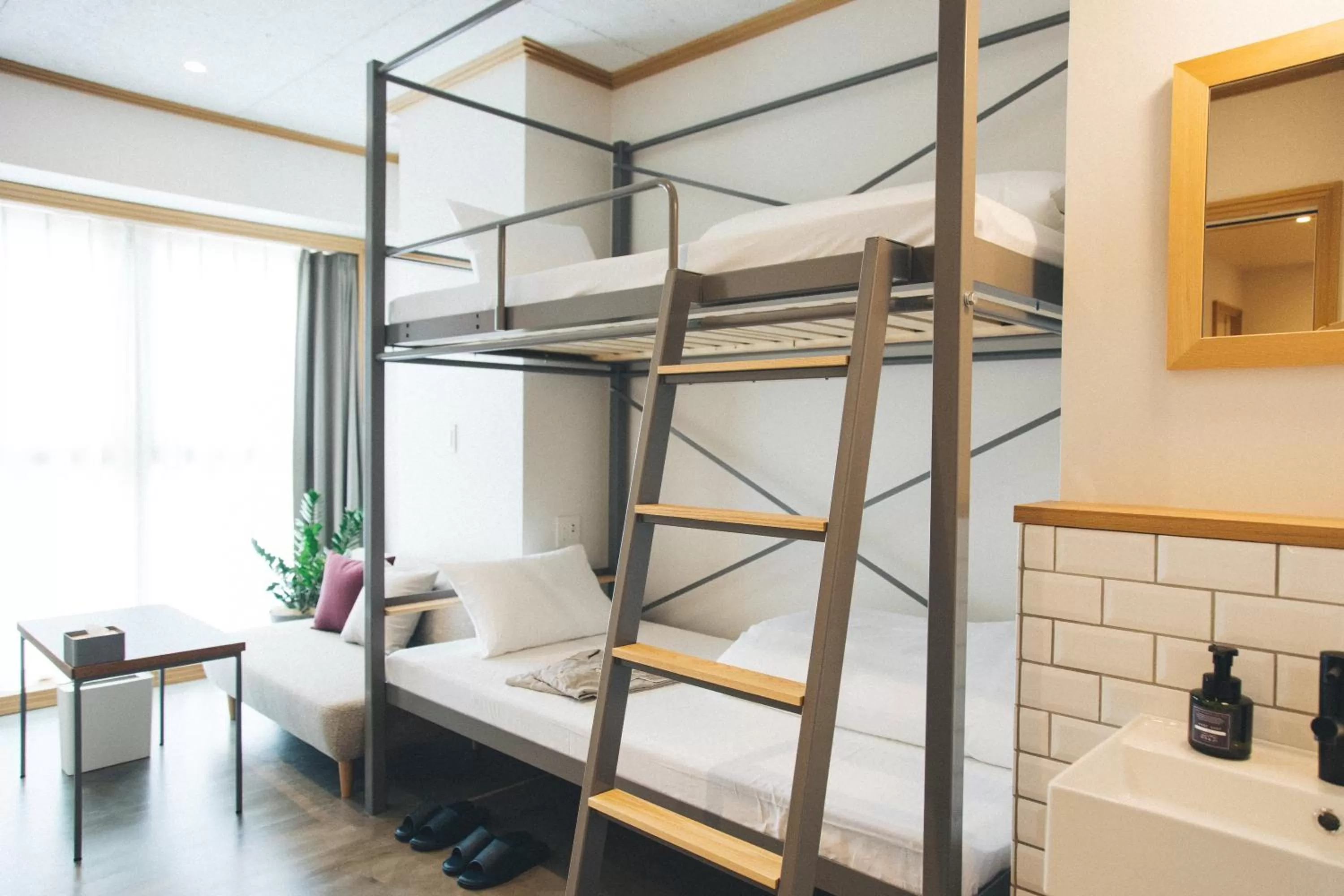 Photo of the whole room, Bed in Hotel Noum OSAKA