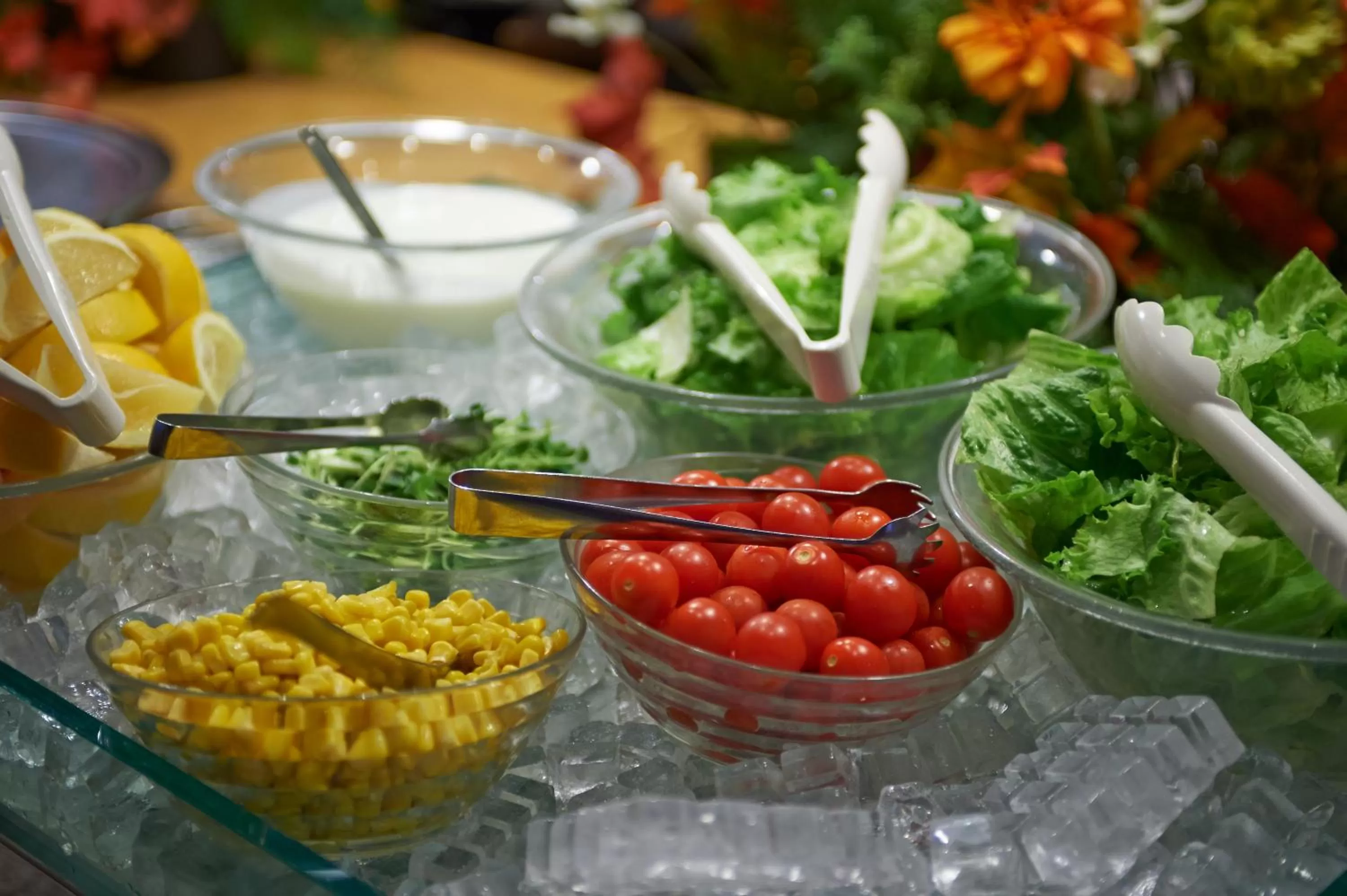 Buffet breakfast in Sotetsu Fresa Inn Higashi Shinjuku