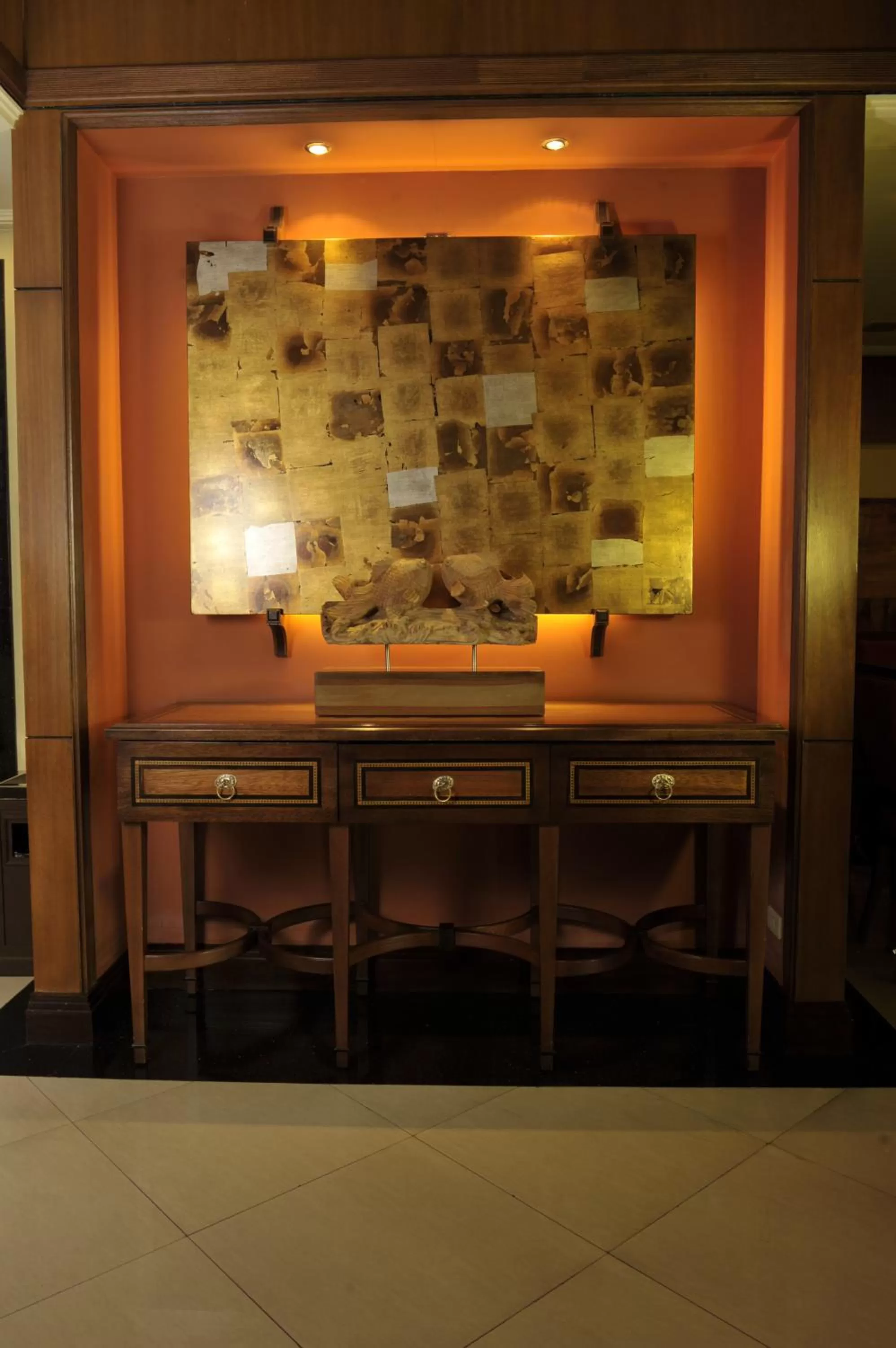 Decorative detail in Herald Suites Solana