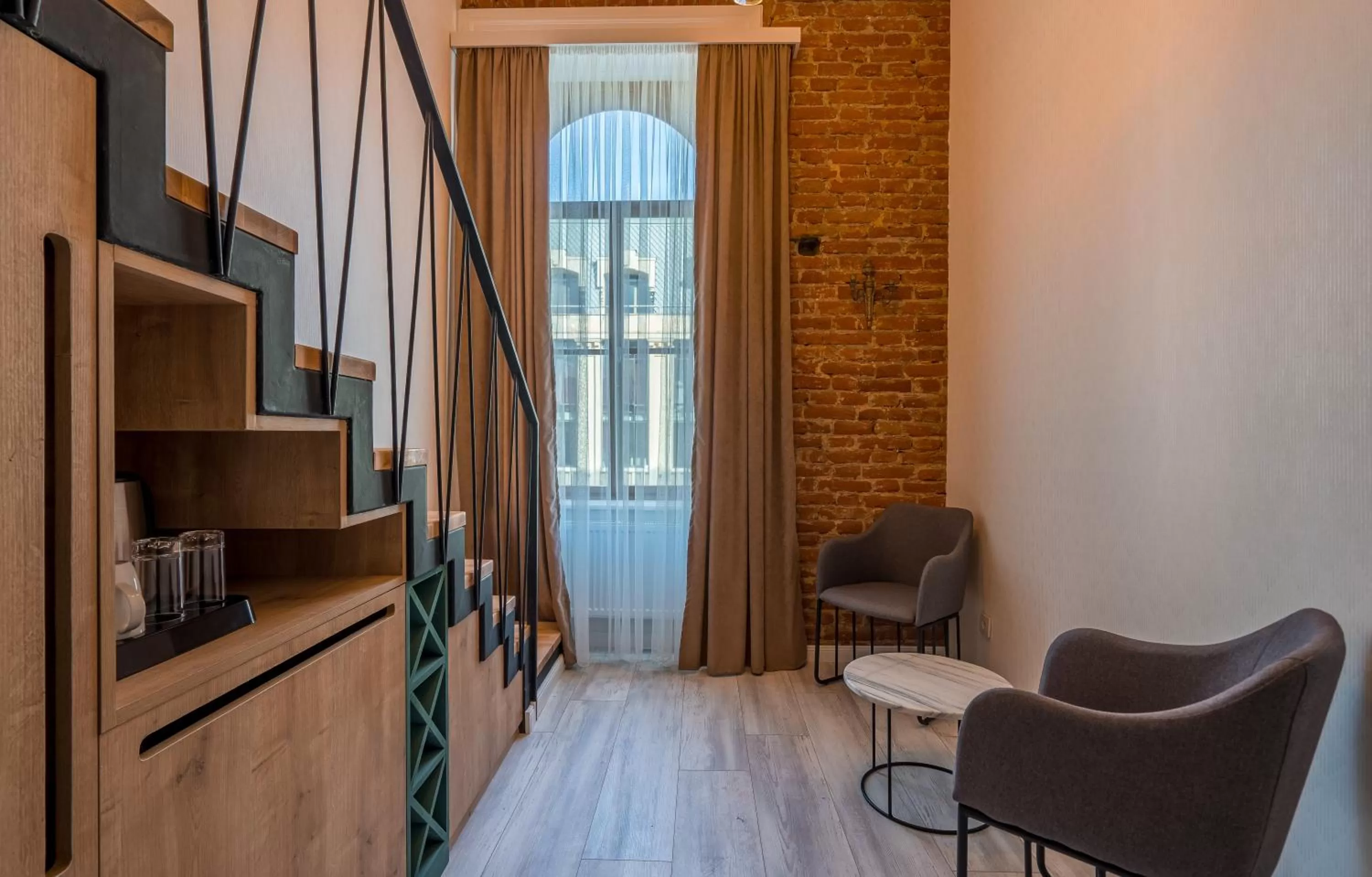 Seating Area in Mini Hotel on Aghmashenebeli Ave