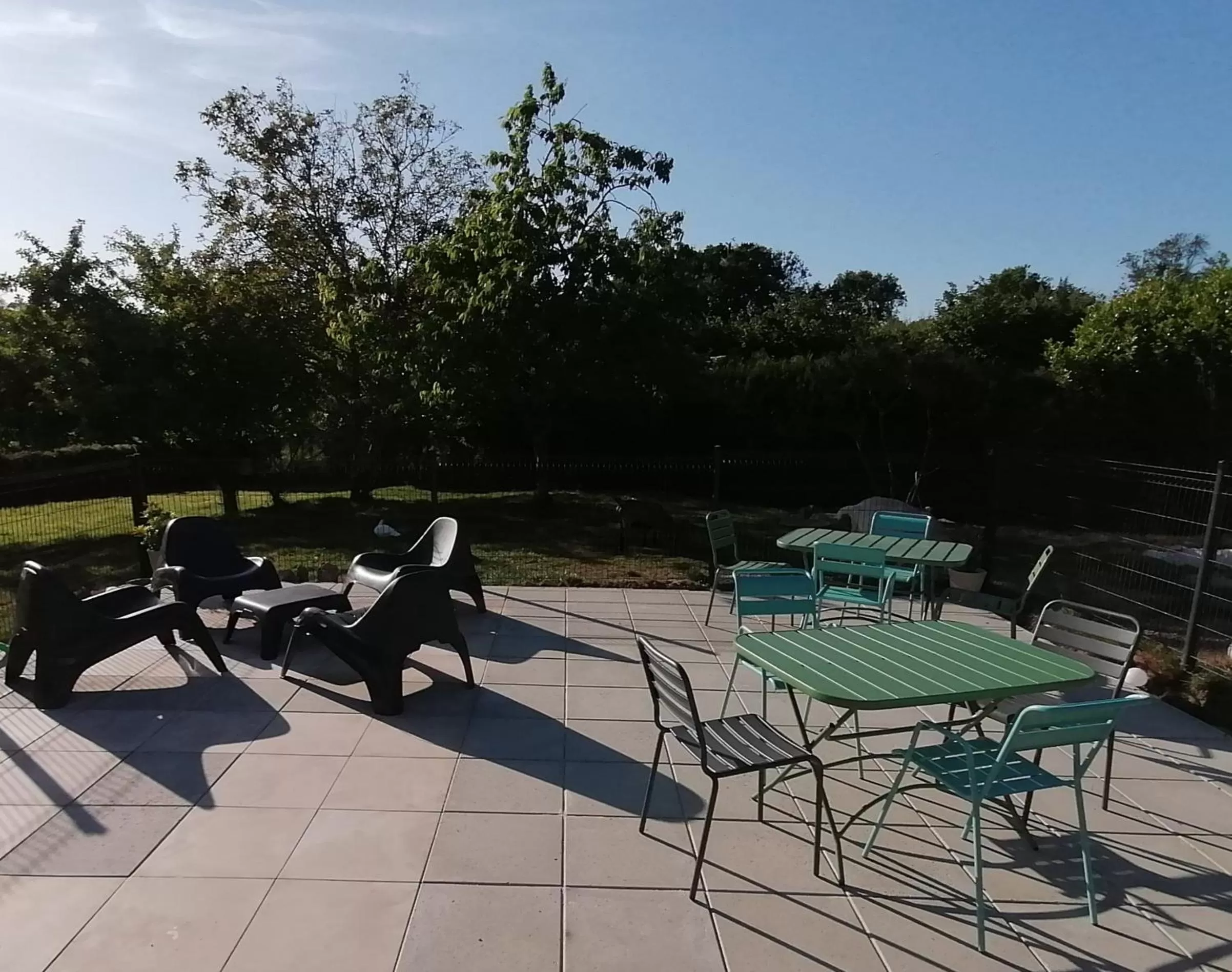 Patio in La Parisière