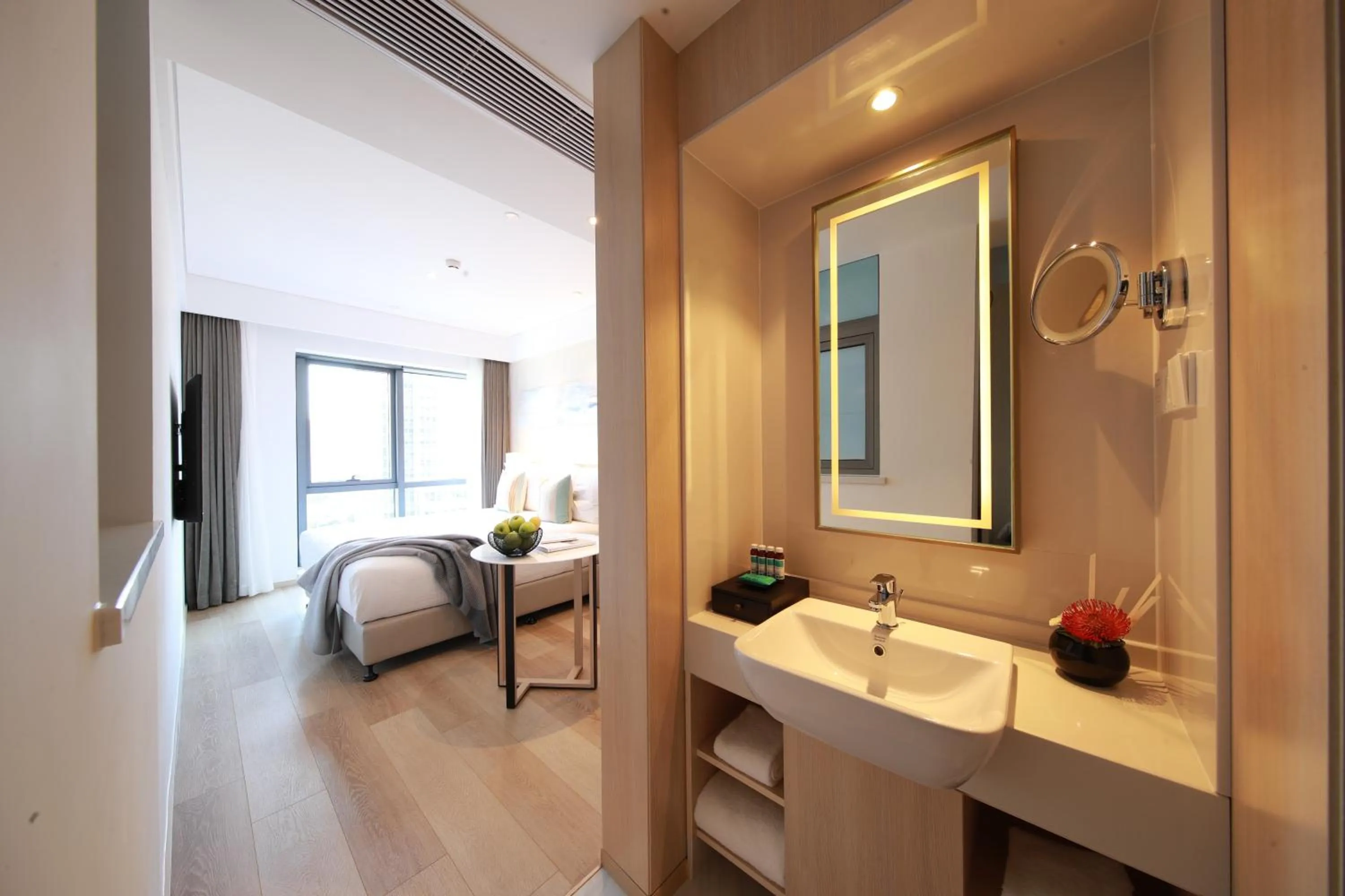 Photo of the whole room, Bed in Sincere Residence Changfeng - Changfeng Ecological Business District