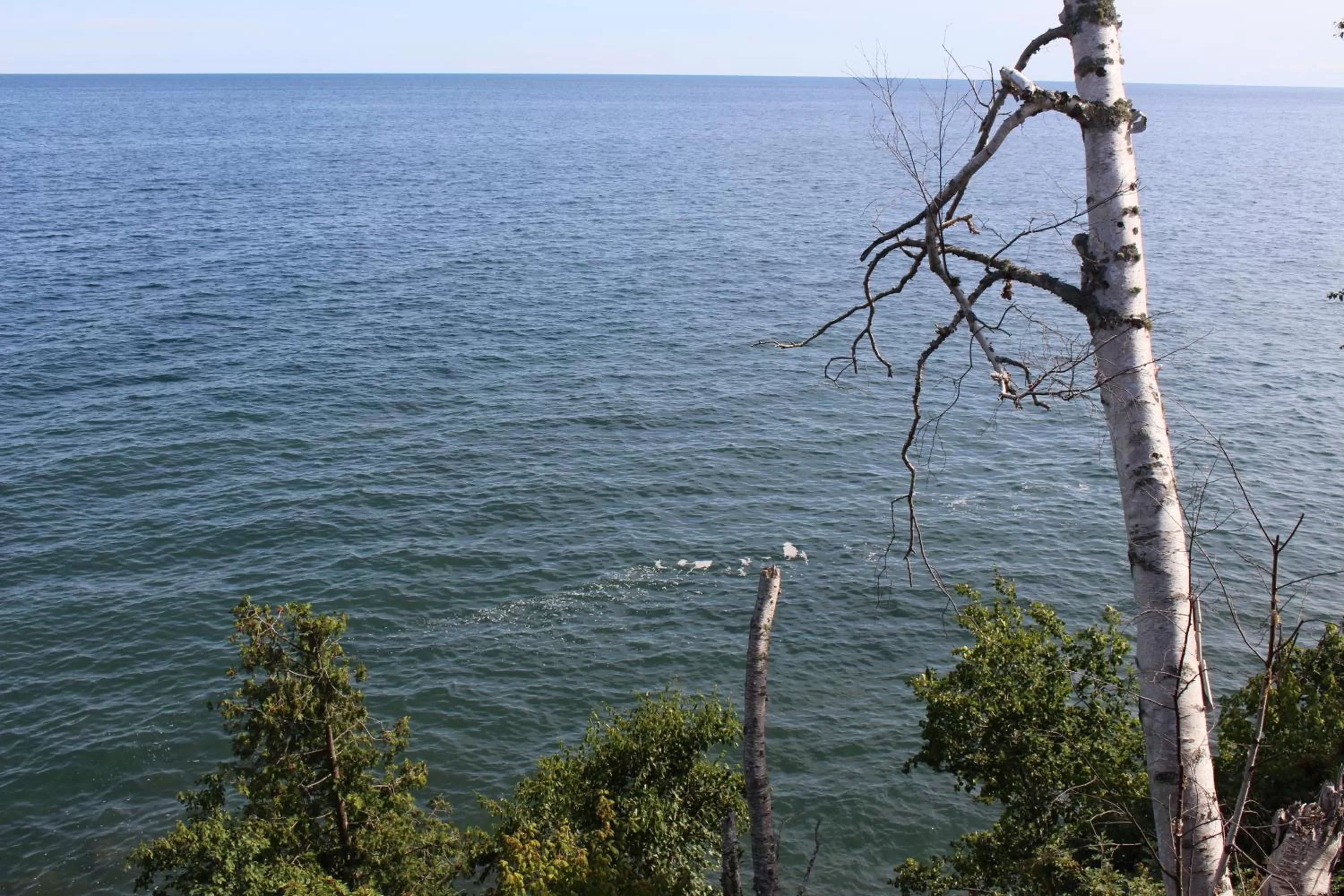 Lake view in Cliff Dweller on Lake Superior