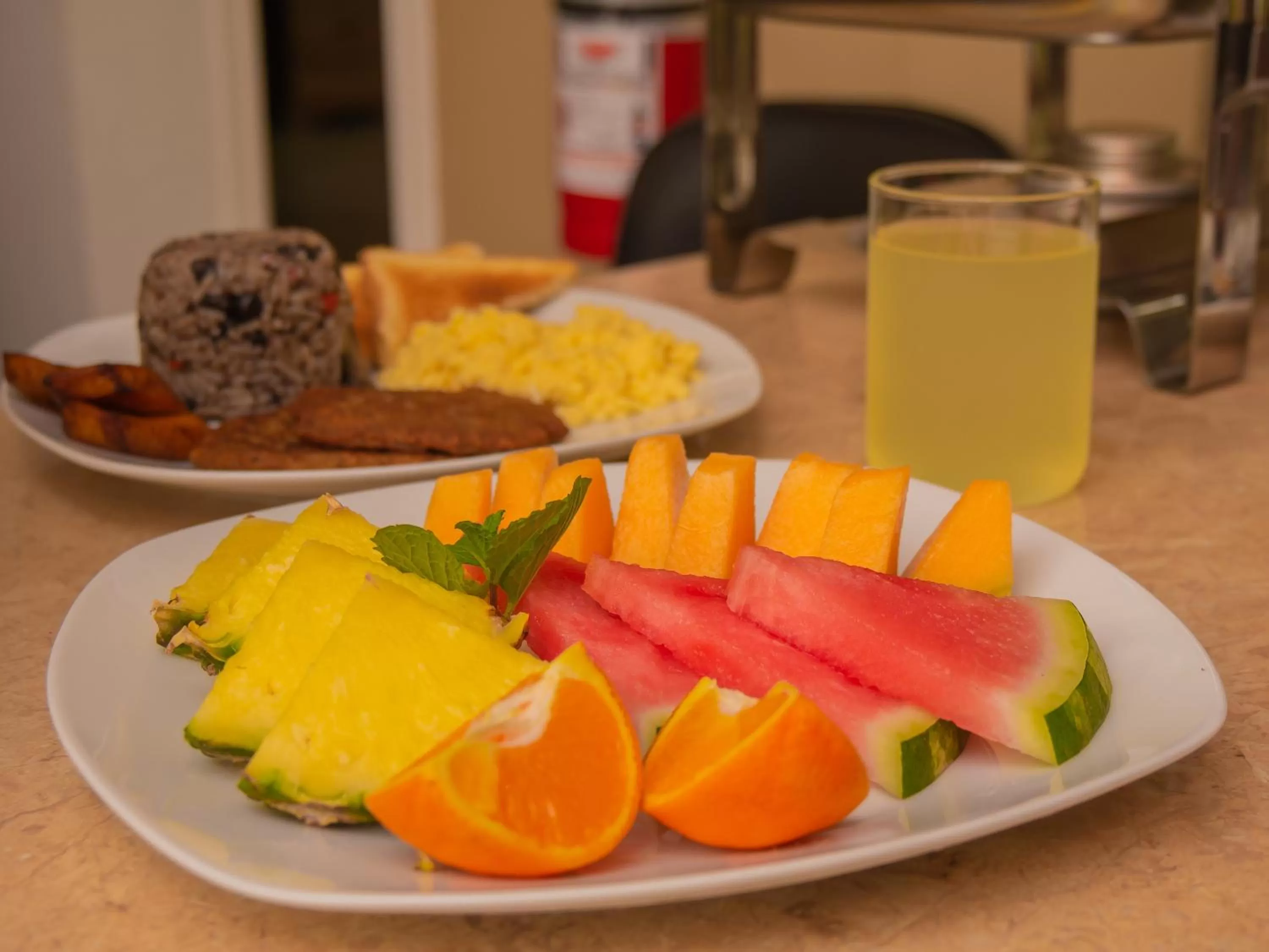 Breakfast in Hotel Bamboo Aeropuerto