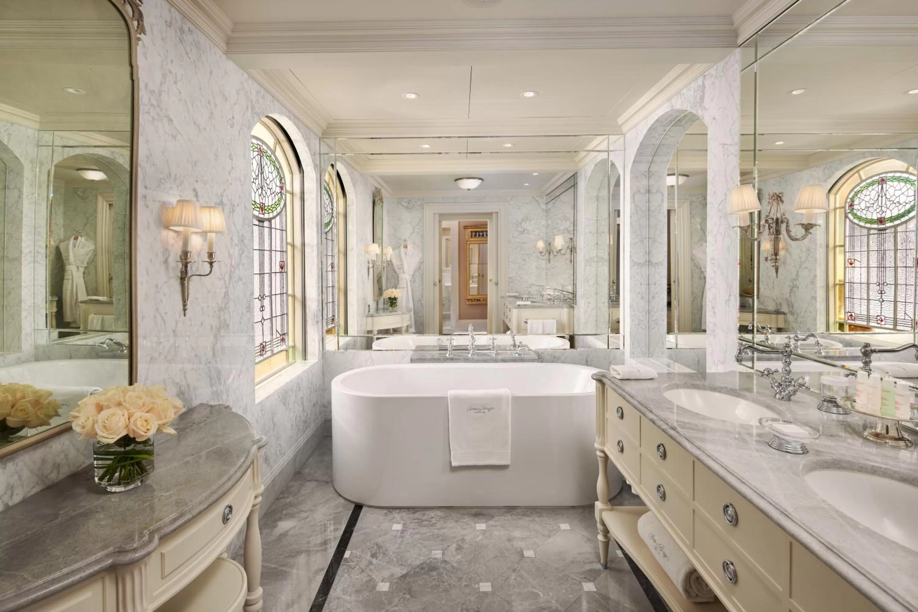 Bathroom in Beau-Rivage Genève