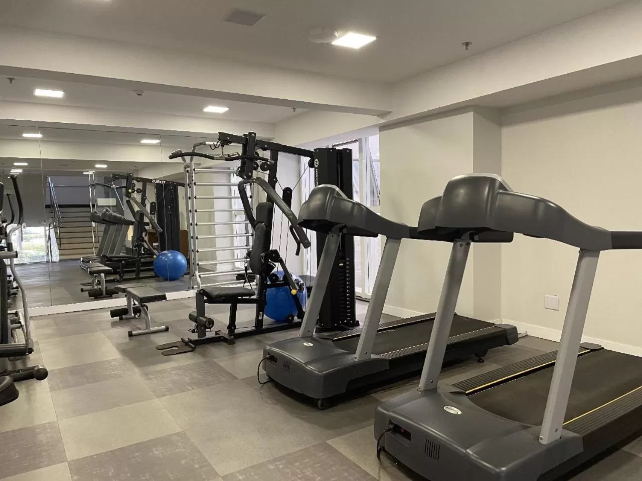 Fitness centre/facilities in Transamerica Executive Maringá