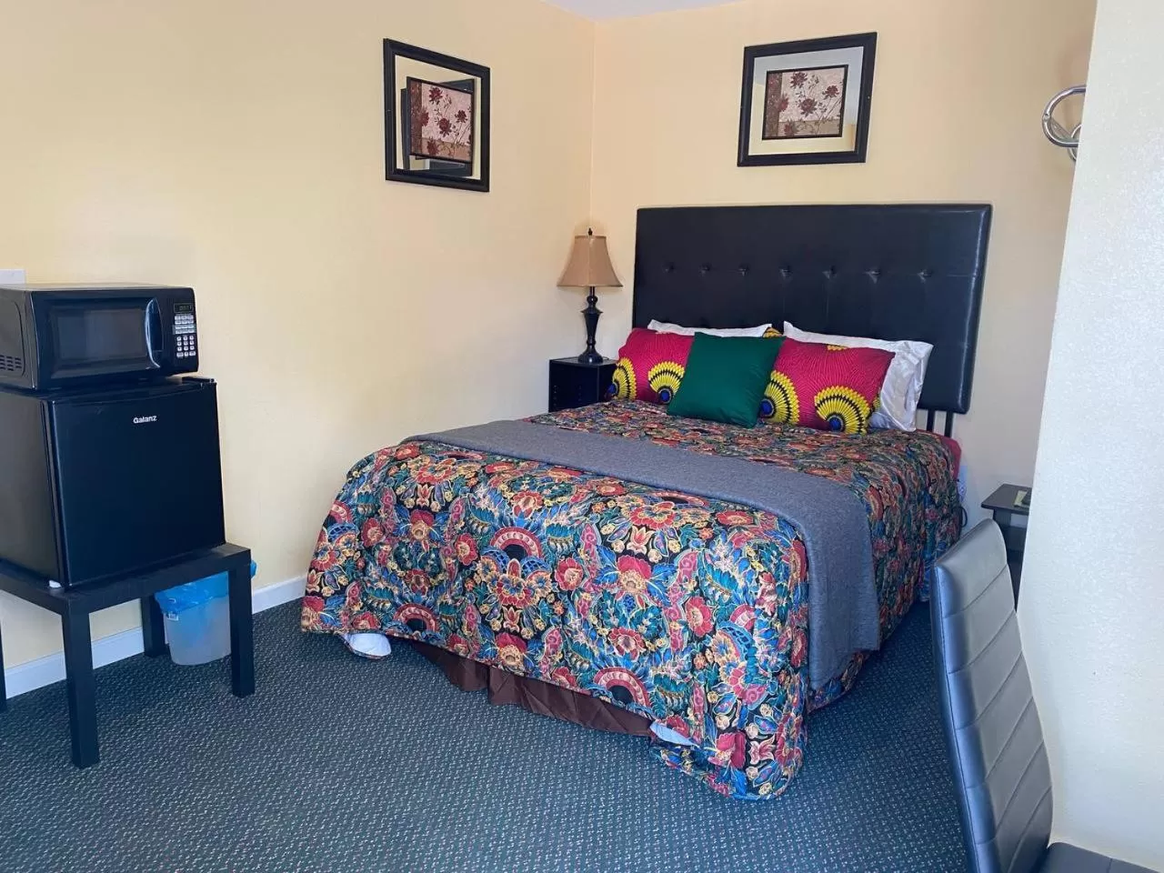 Bed in Western Motel