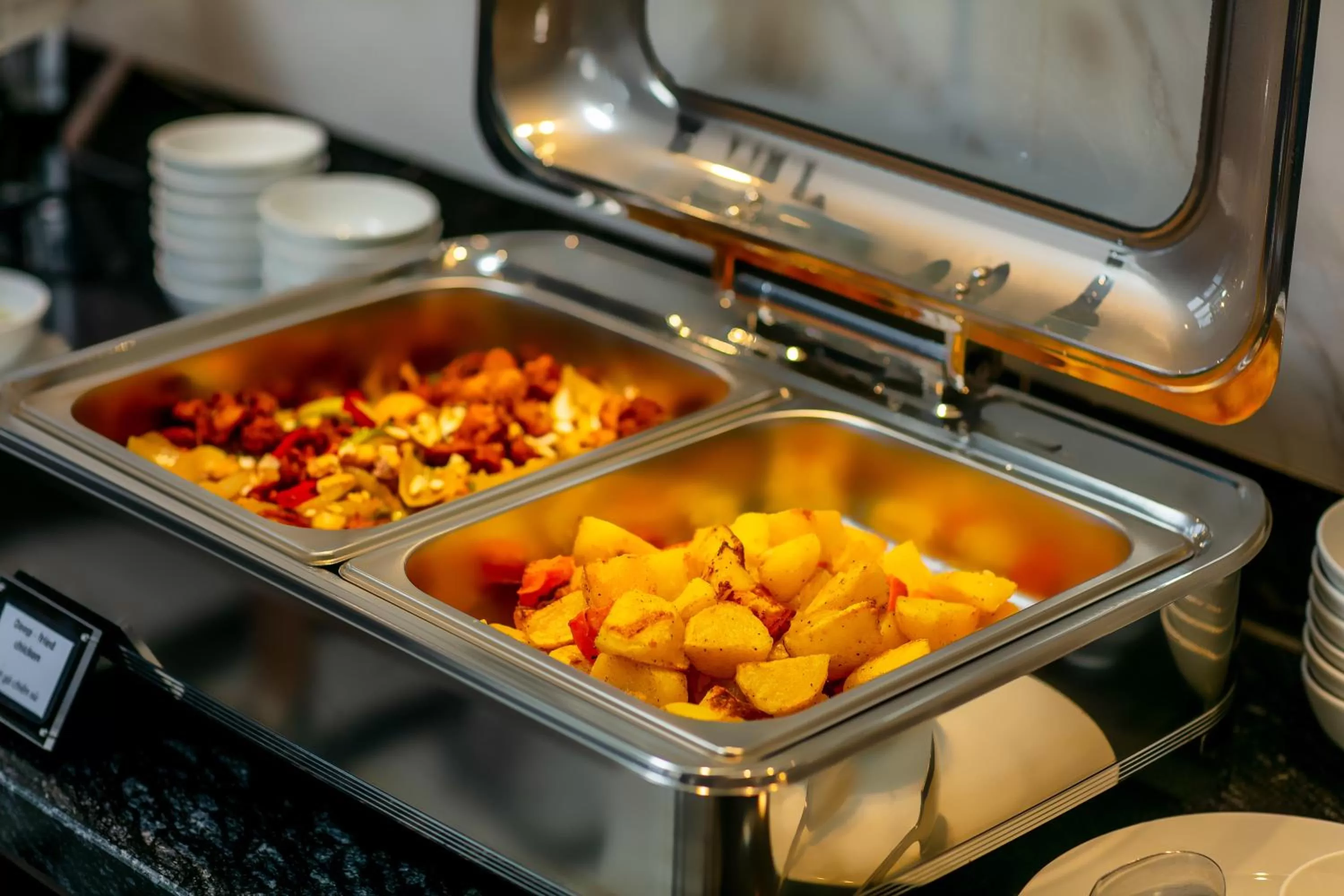 Buffet breakfast in MAY DE VILLE Lakeside Hotel