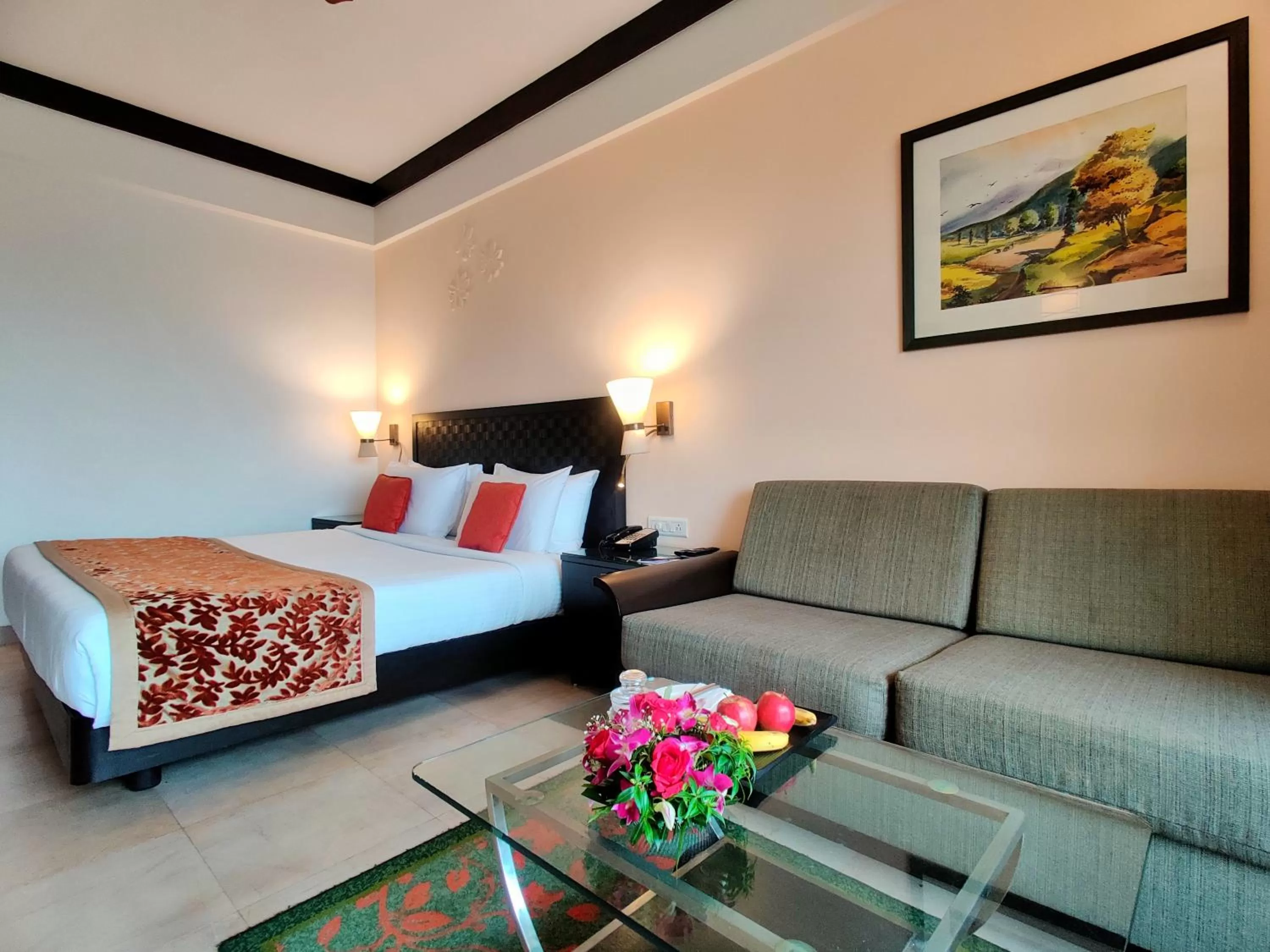 Bed in Fariyas Resort Lonavala