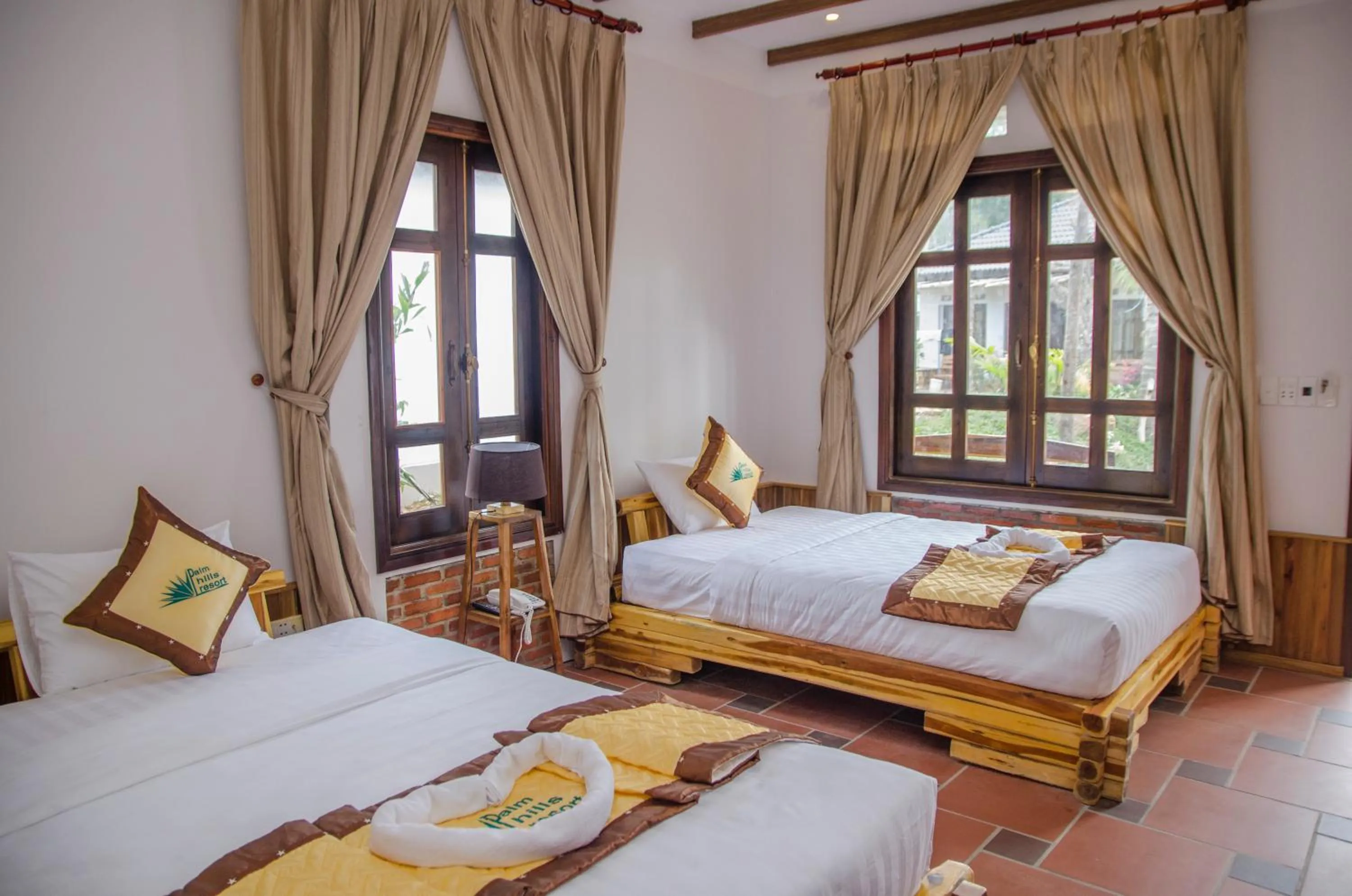 Bed in Palm Hills Resort