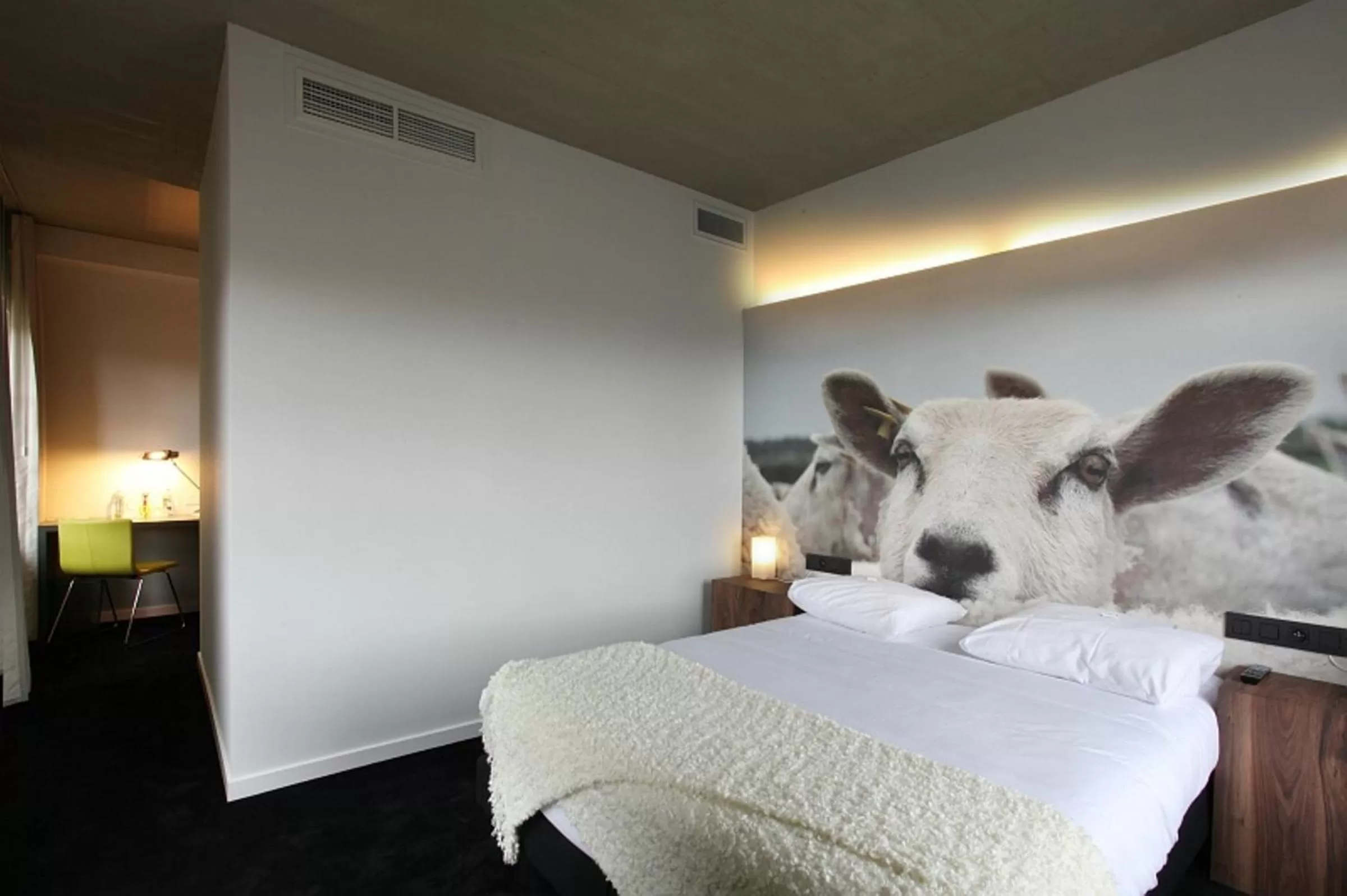 Bed in Hotel The Lodge Vilvoorde