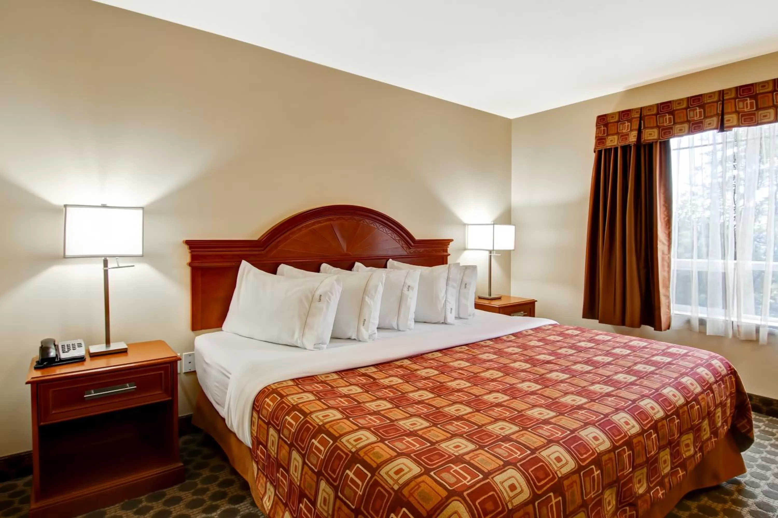 Bed in Canalta Rocky Mountain House