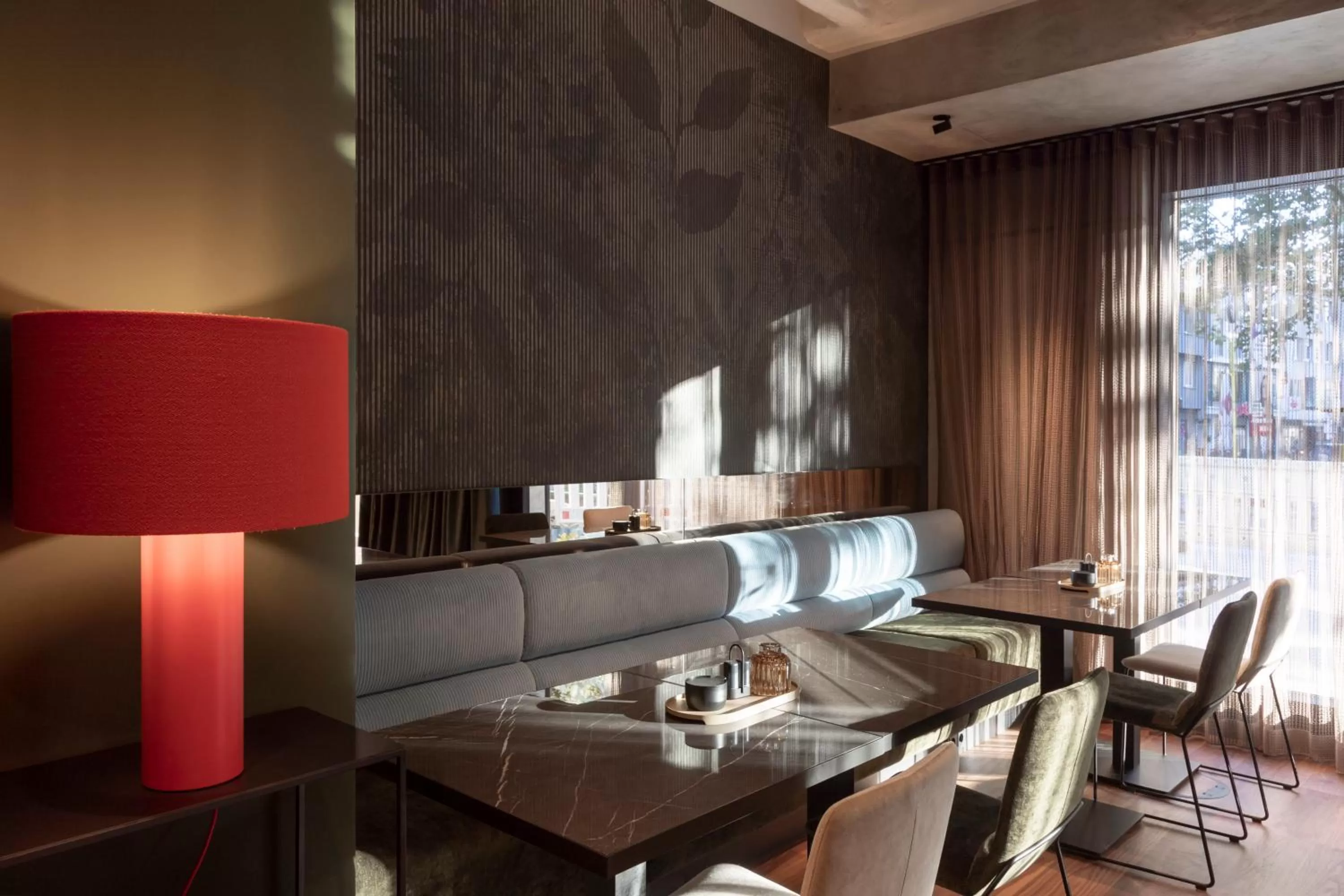 Seating area in EmiLu Design Hotel