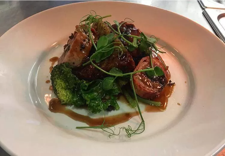 Food close-up in The Fairburn Hotel