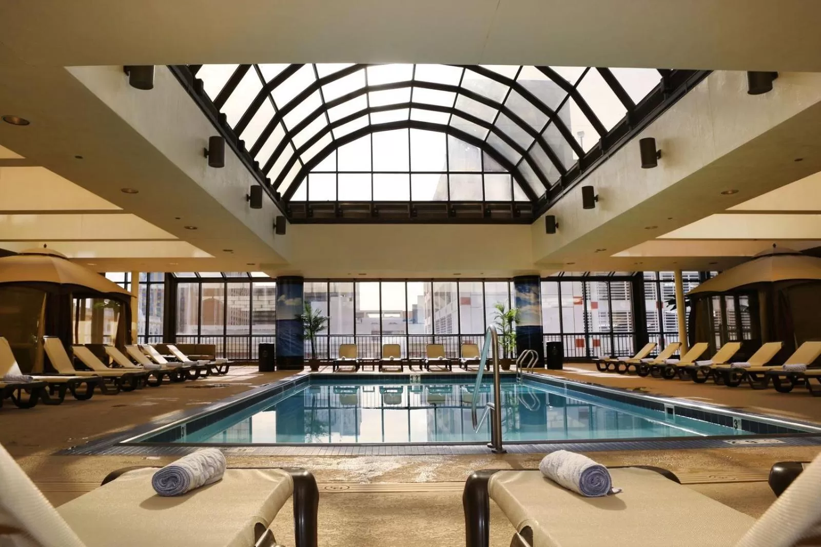 Swimming pool in The Claridge Hotel