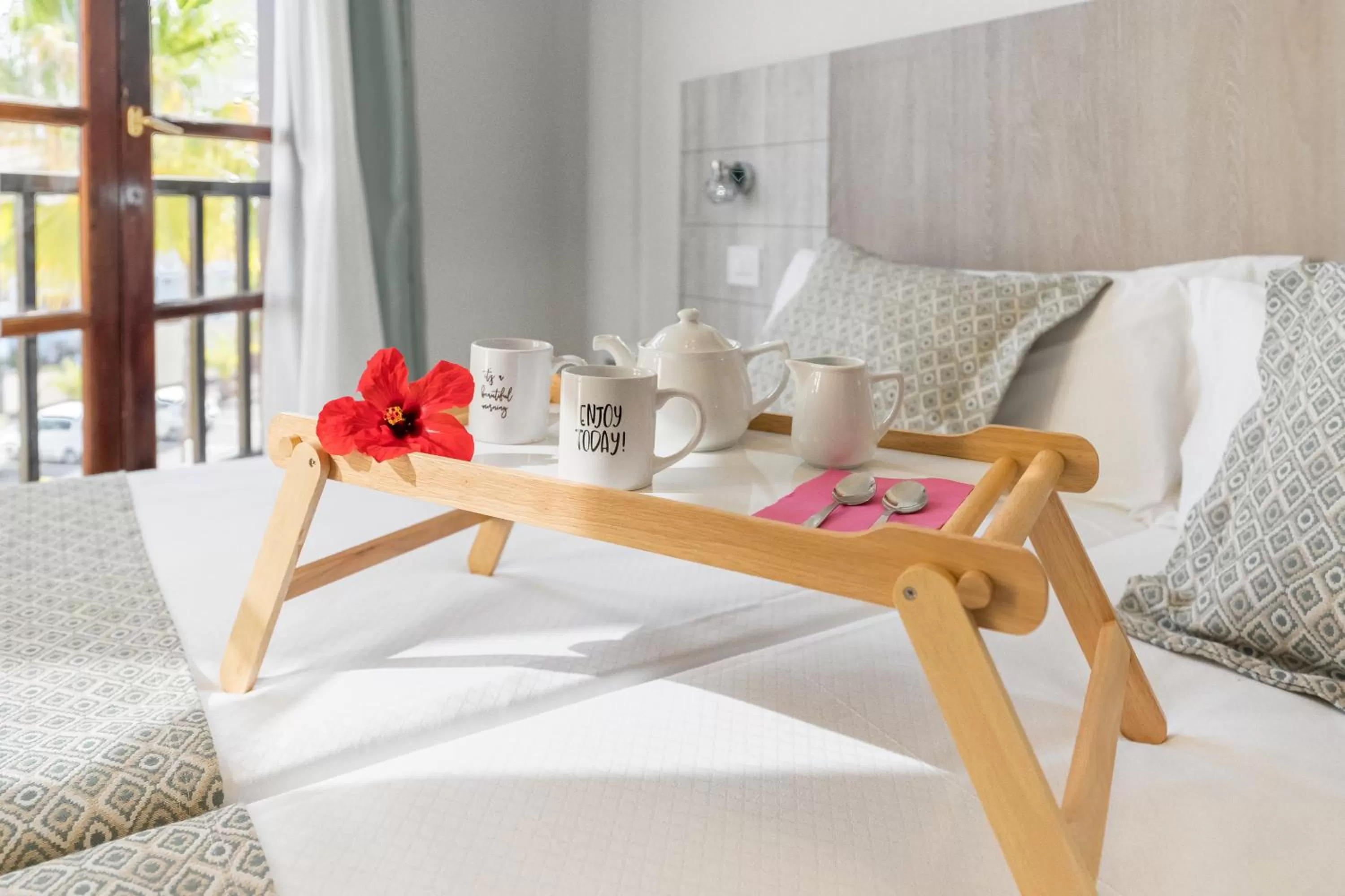 Bed in Klayman Olivina Aparthotel